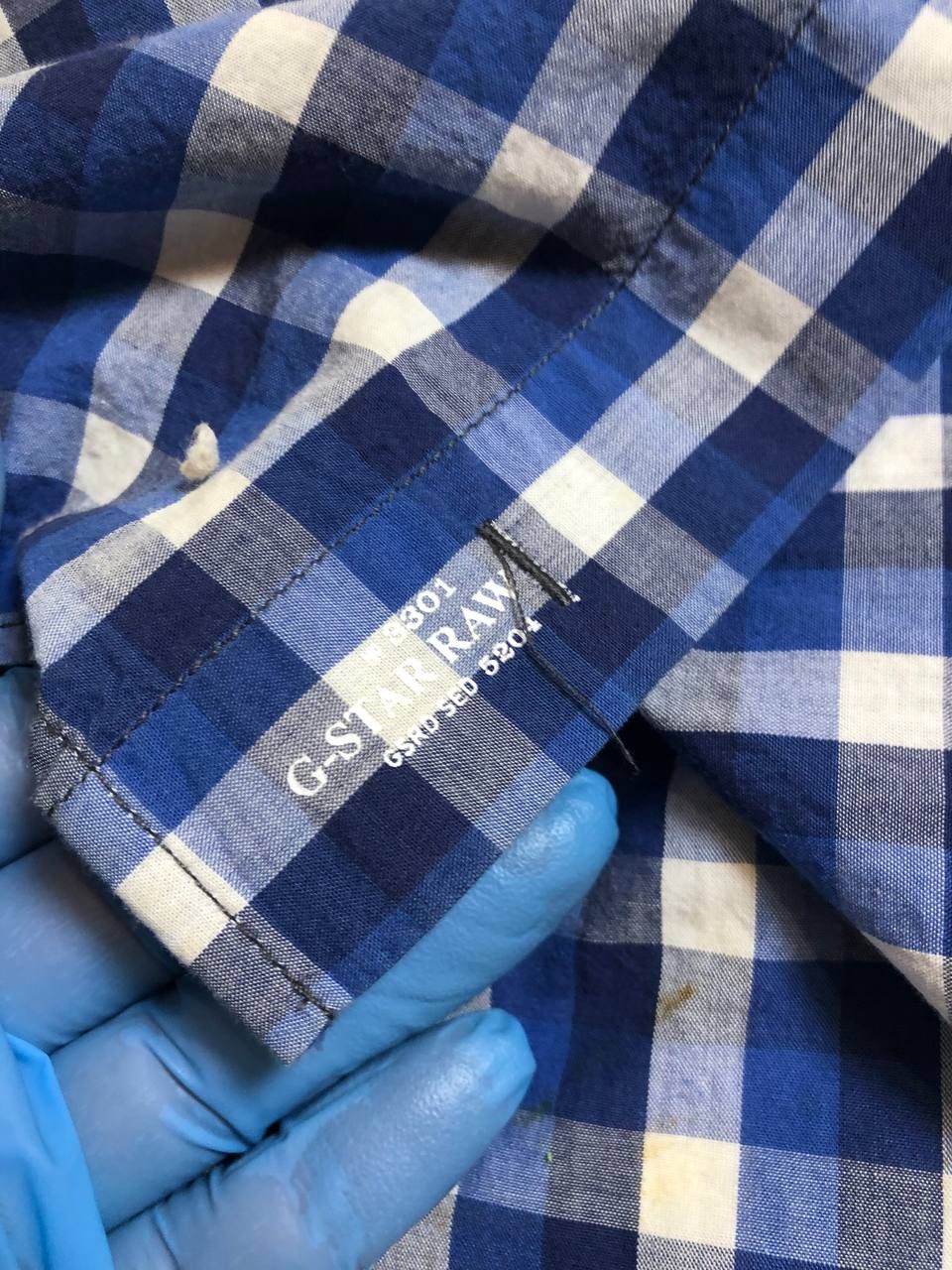 G-Star Vintage G-Star Checkered Button Up Shirt Size US L / EU 52-54 / 3 - 9 Thumbnail