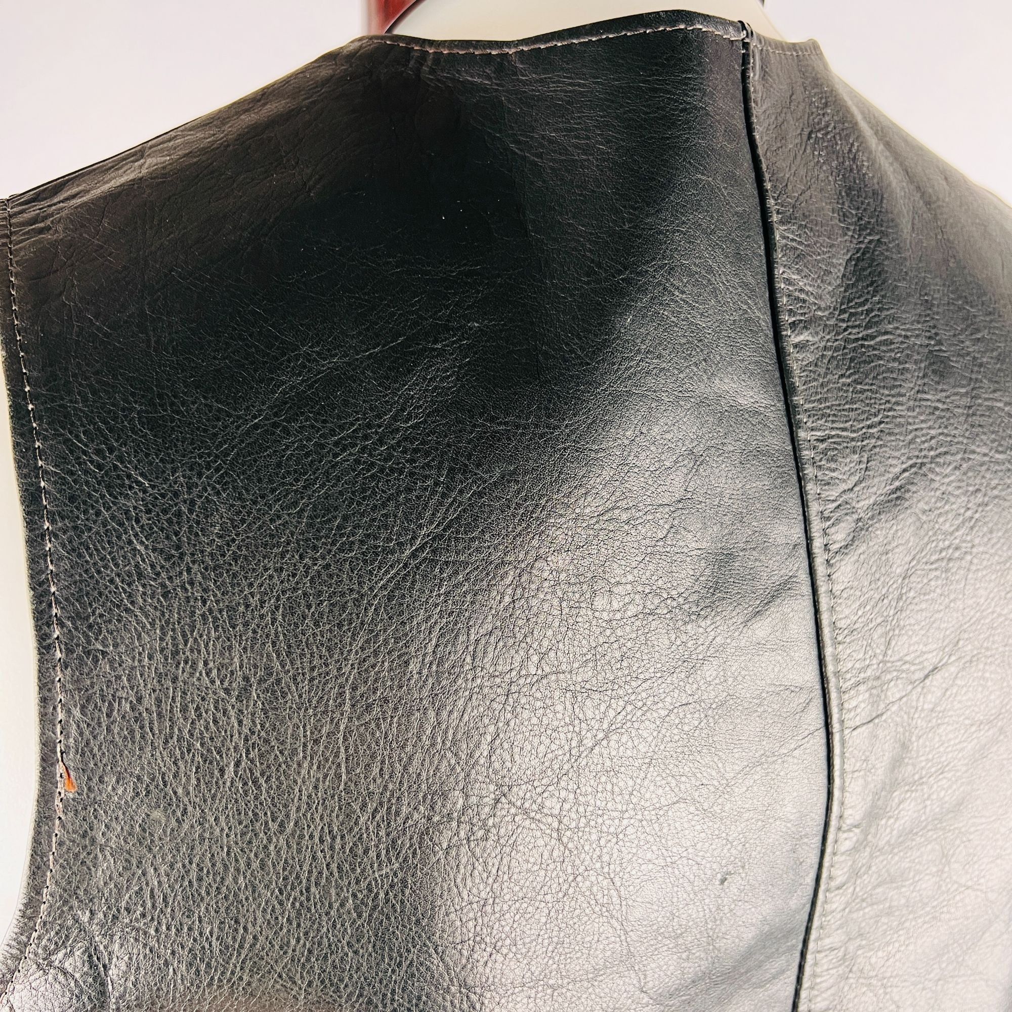 Other Buffalo Nickel Leather Biker Vest Size US XL / EU 56 / 4 - 6 Thumbnail
