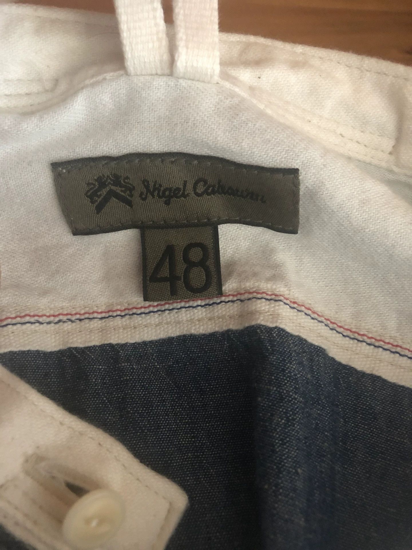 Nigel Cabourn Nigel Cabourn Indigo Dyed Selvedge Shirt Size US M / EU 48-50 / 2 - 8 Thumbnail