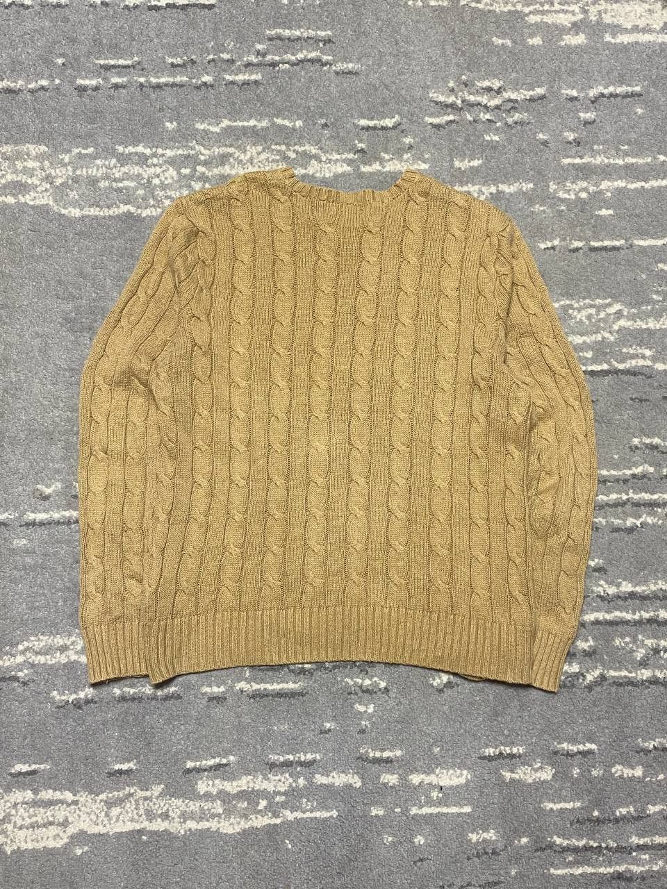 Polo Ralph Lauren 🧵 Polo Ralph Lauren Cable Knit Sweater — Classic Beige Size US XS / EU 42 / 0 - 5 Thumbnail