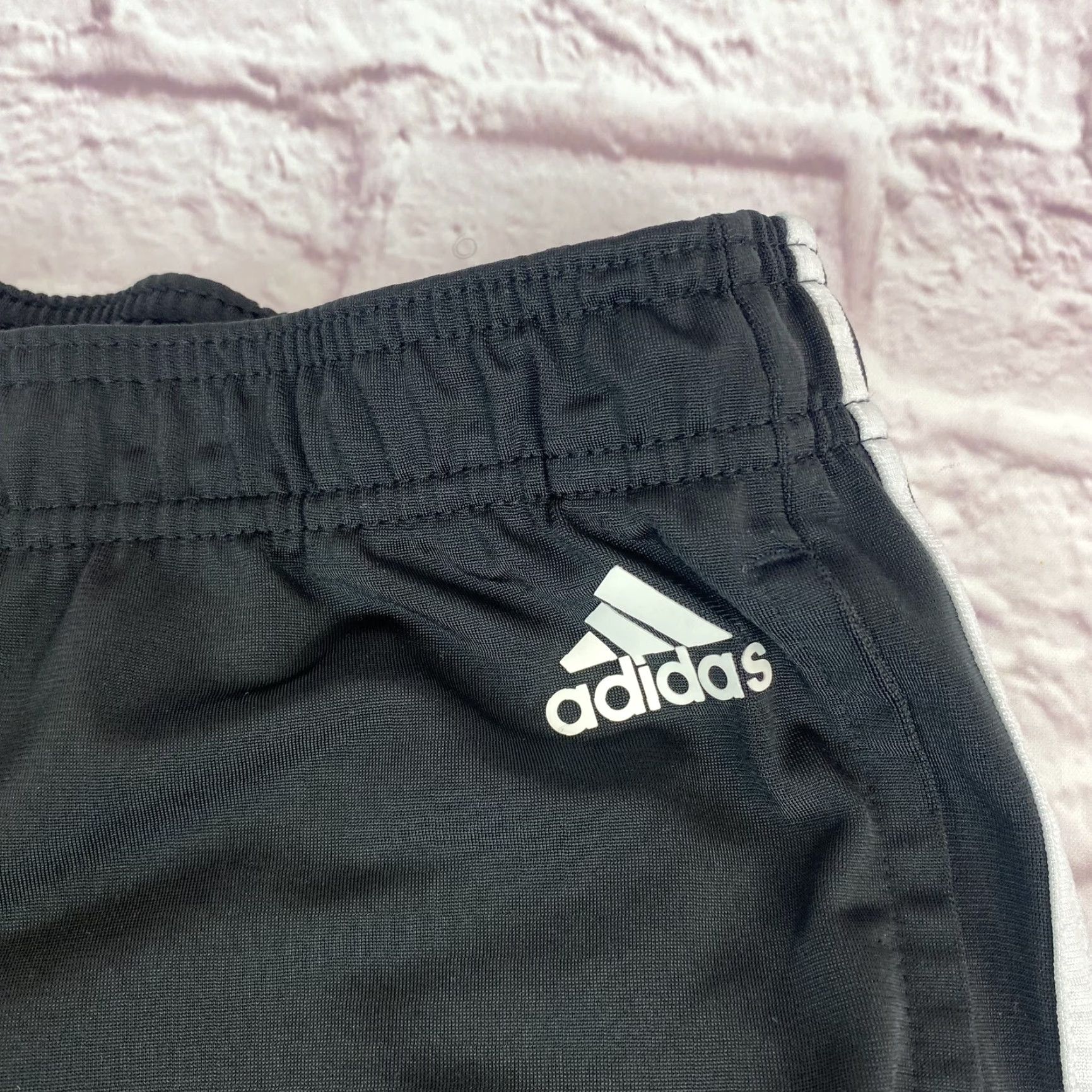 Adidas Adidas Pants Womens Small Black Three Stripes Track Athletic Size 28" / US 6 / IT 42 - 2 Thumbnail