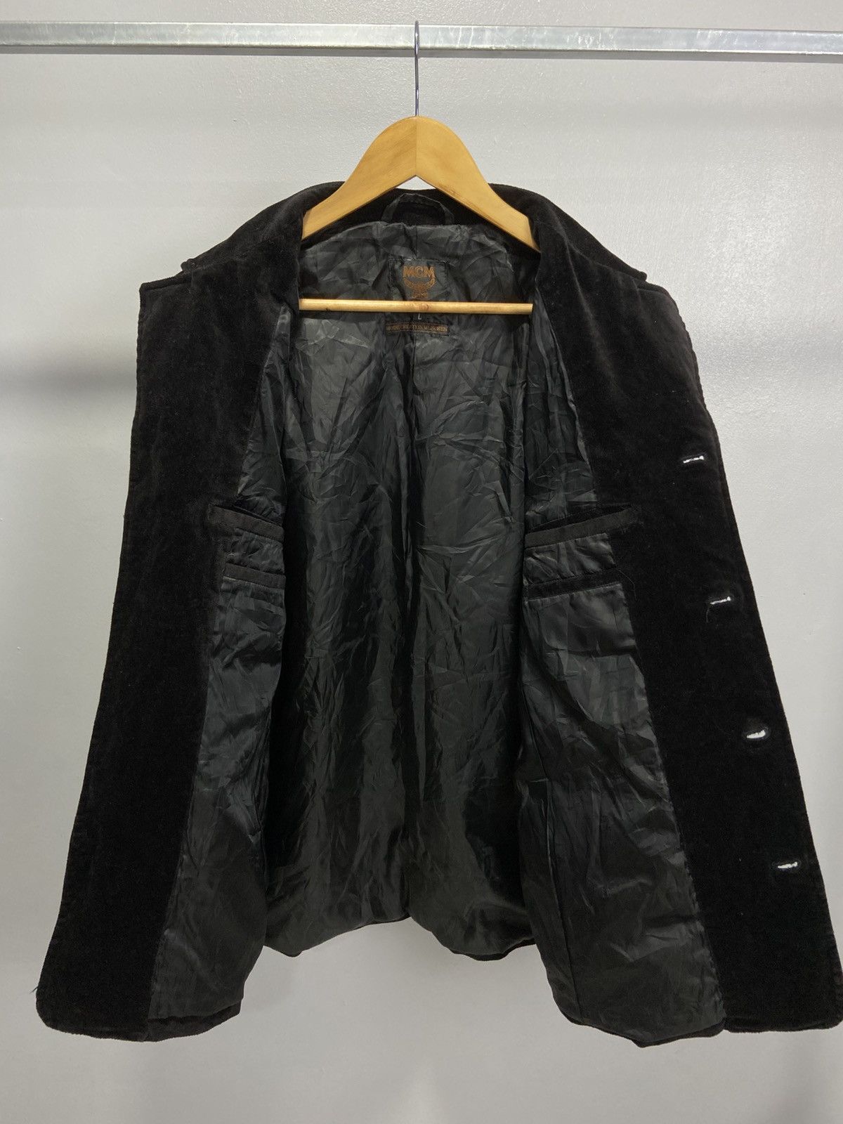 MCM Vintage MCM Legere velvet black coat jacket Size US M / EU 48-50 / 2 - 3 Thumbnail