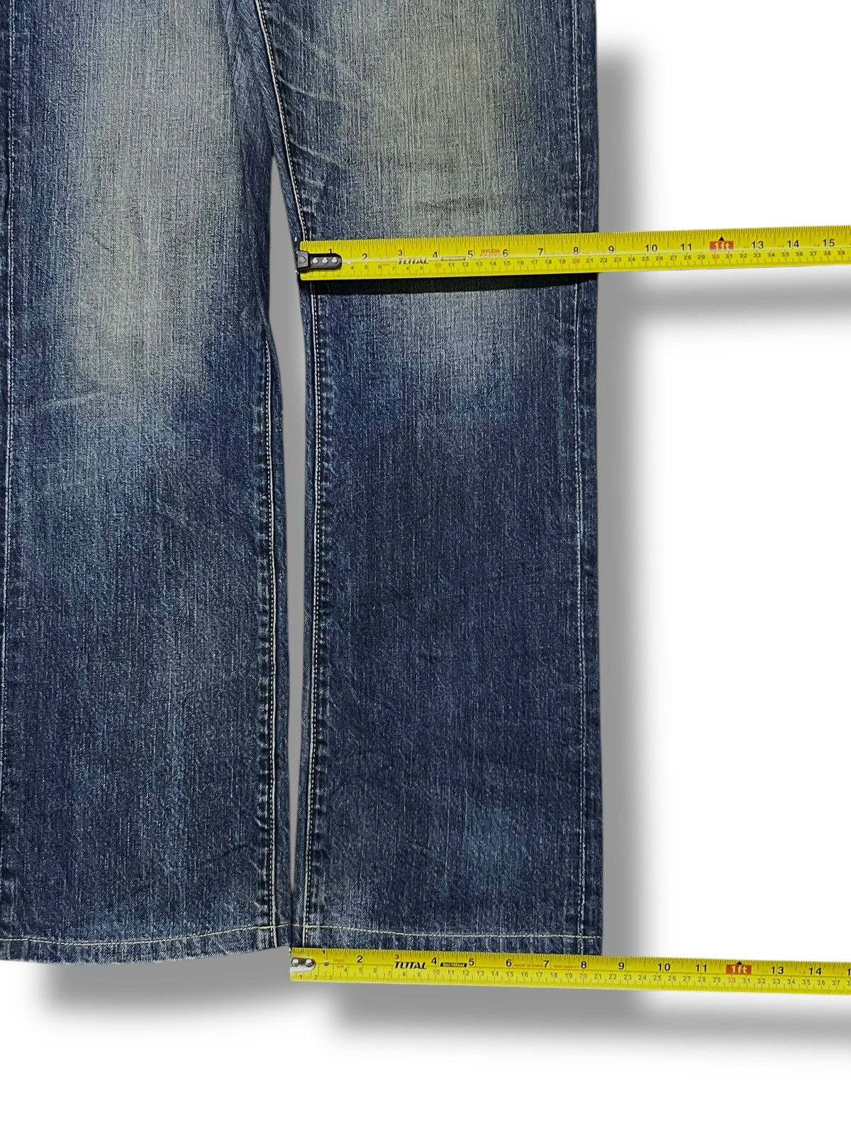 Uniqlo Vintage Uniqlo UJ S002 Japan - Faded Wash, Distressed Denim Size US 34 / EU 50 - 16 Thumbnail