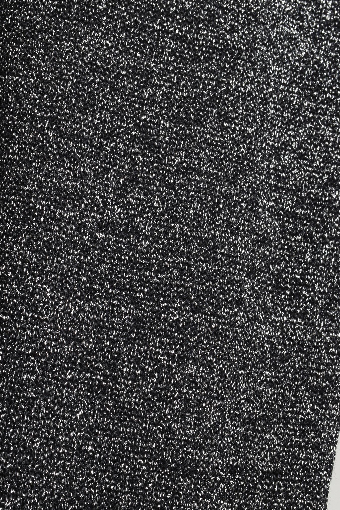 AMI AMI Tinsel Tone Black and Silver Metallic Crewneck Sweater Size US L / EU 52-54 / 3 - 7 Thumbnail