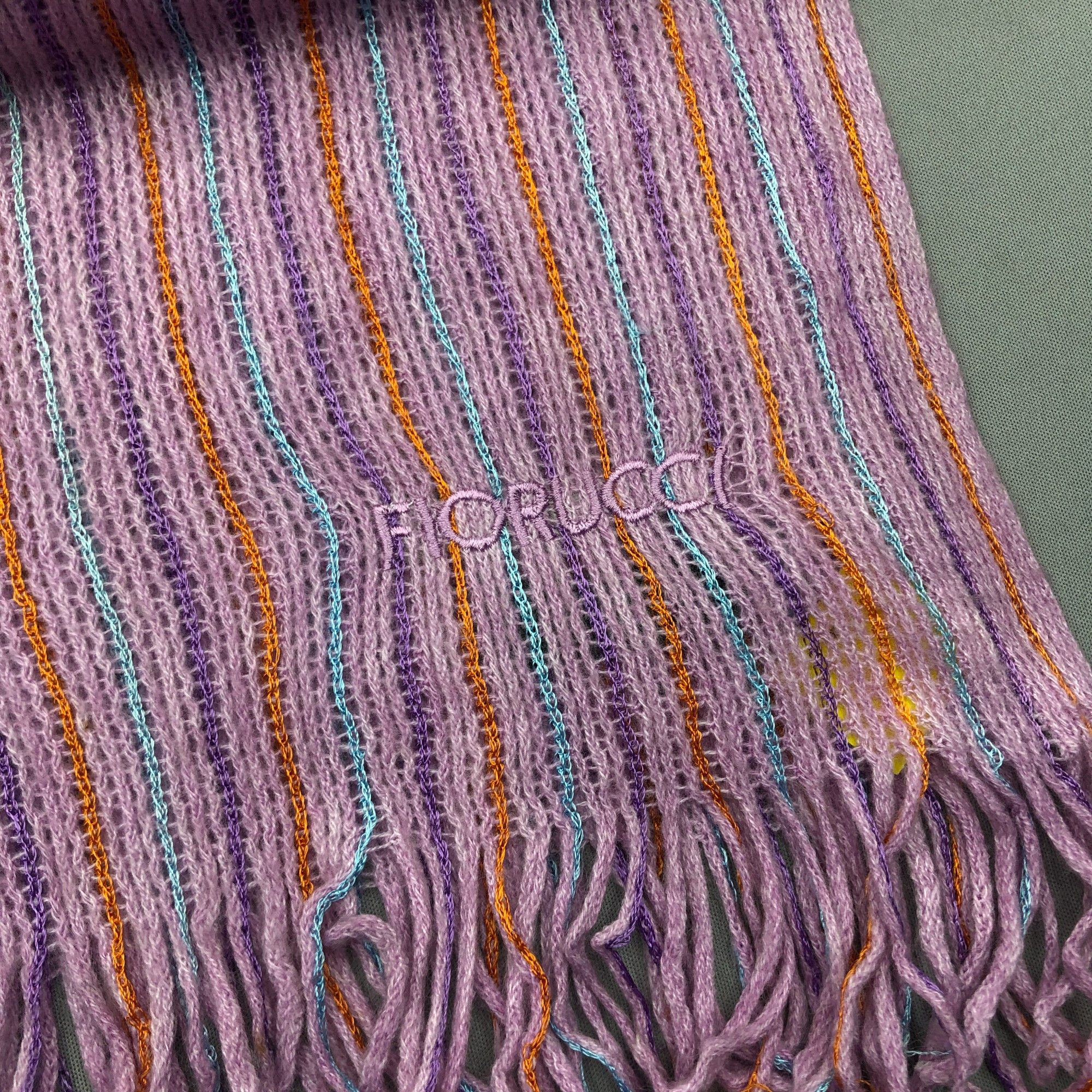 Fiorucci Vintage Fiorucci Scarf Muffler Wool Cashmere Scarves Size ONE SIZE - 4 Thumbnail