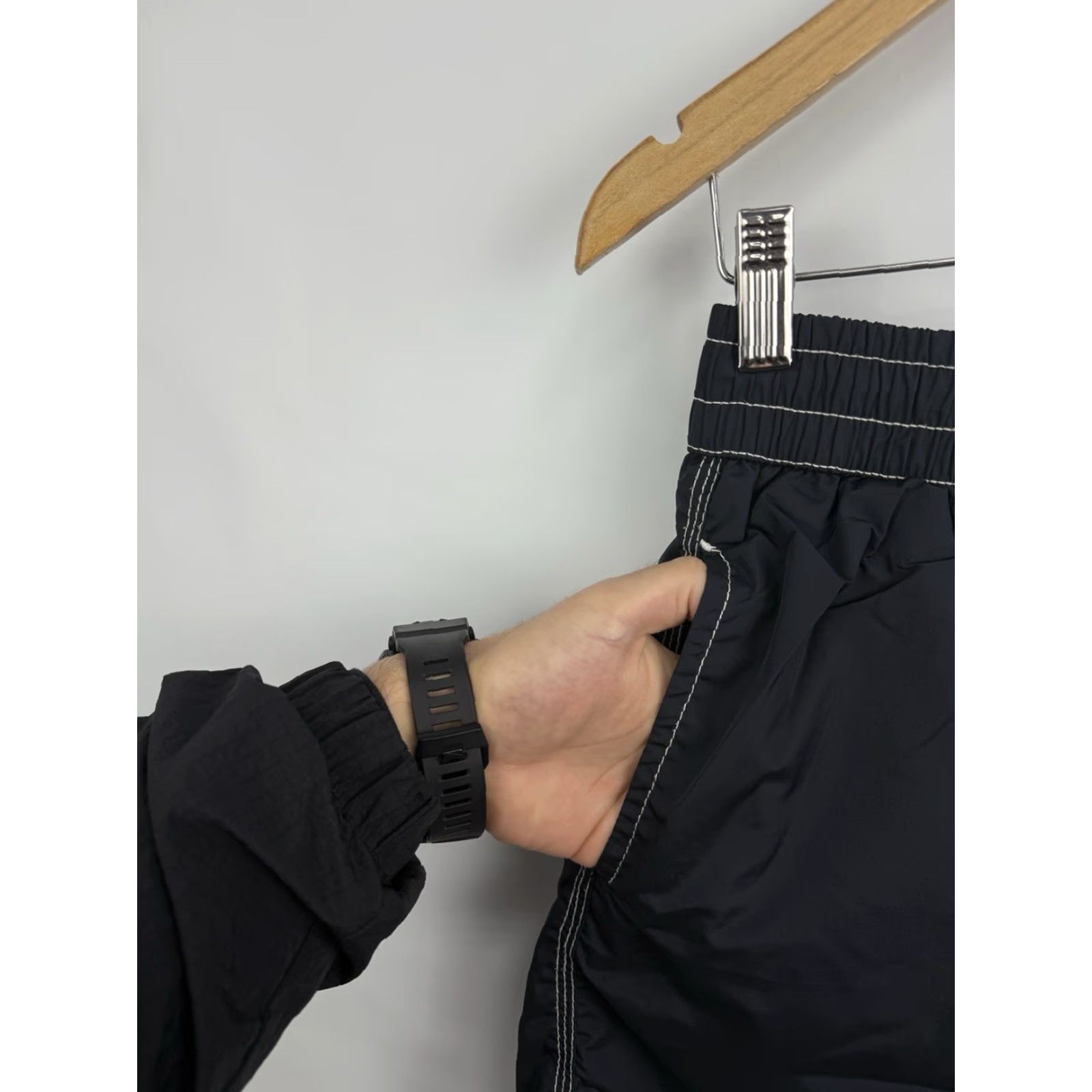 La Martina VINTAGE Y2K La Martina Monaco Beach Shorts Bermuda Men M Dark Blue Size US 31 - 5 Thumbnail