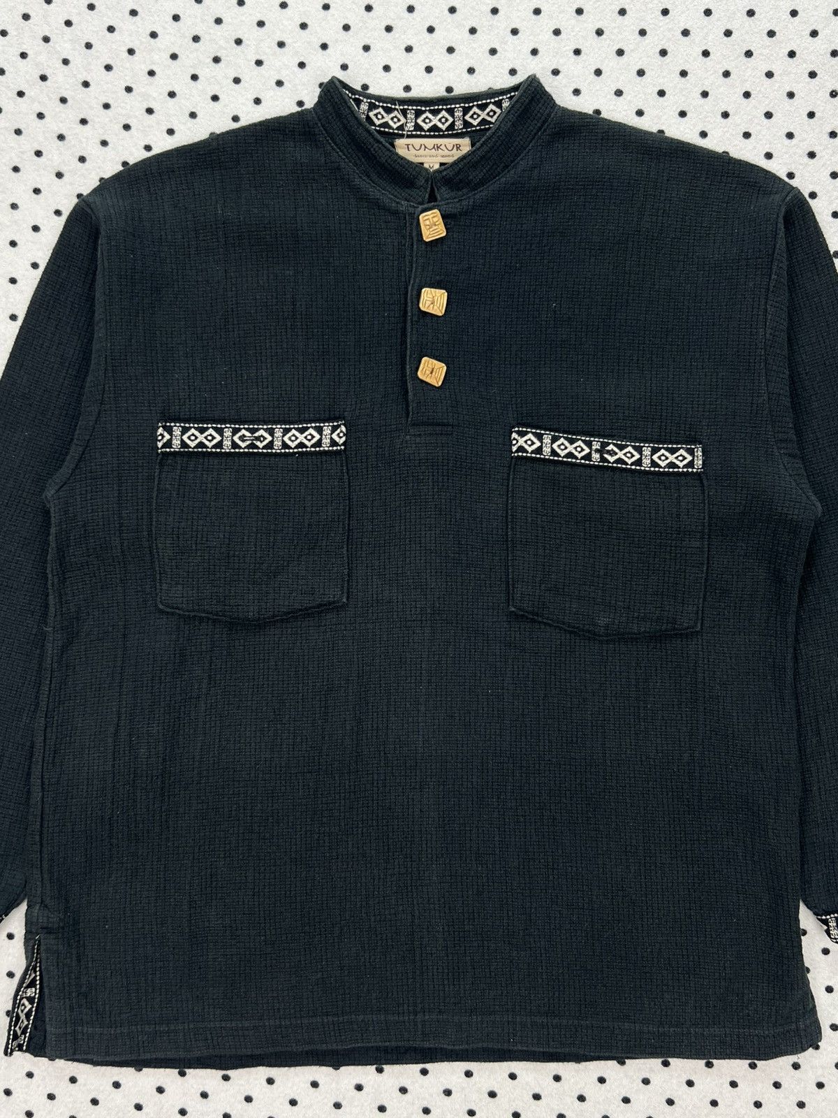Native Tumkur Native Navajo Motif Half Button Shirt Size US M / EU 48-50 / 2 - 3 Thumbnail
