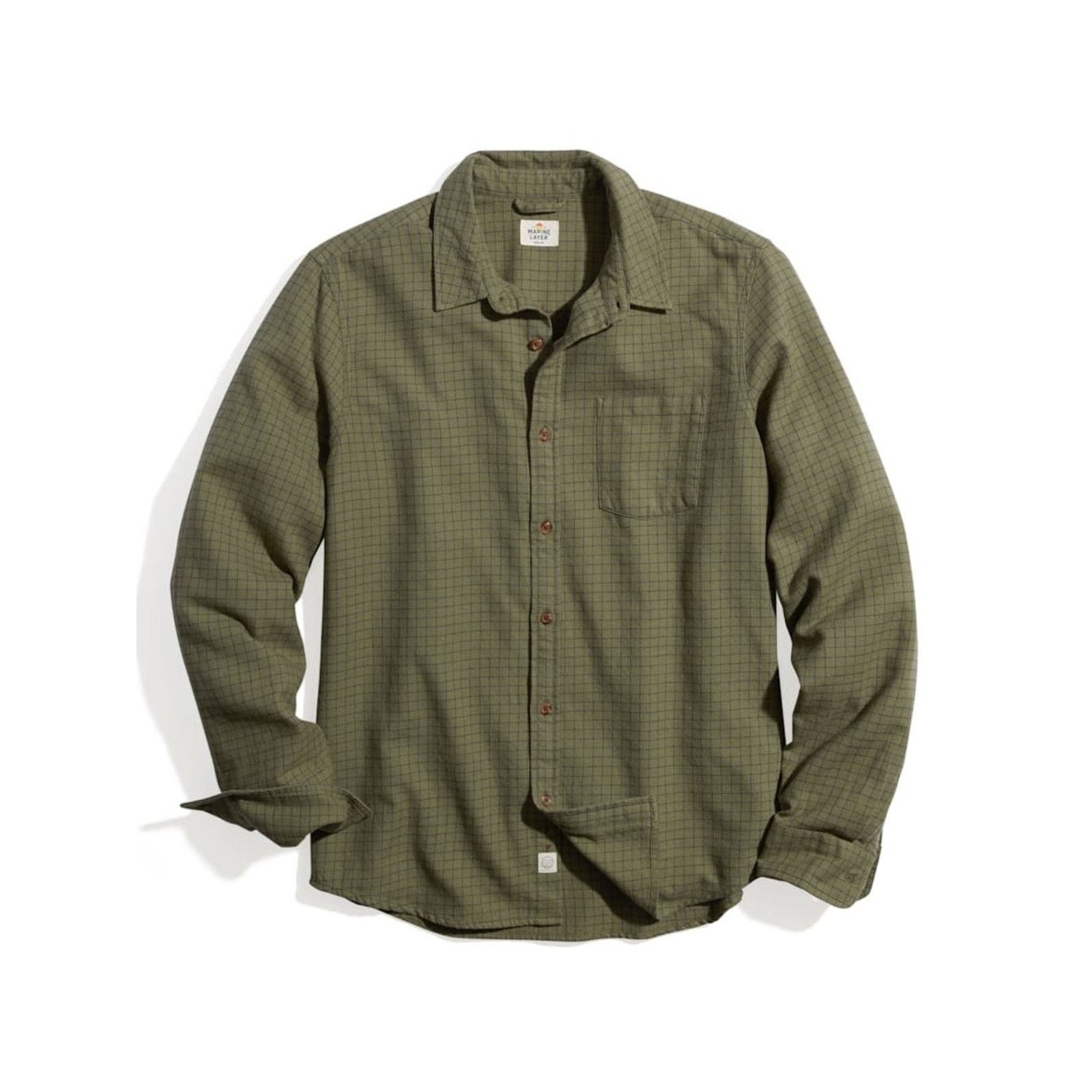 Marine Layer Marine Layer $124 Classic Fit Balboa Button Down Large EUC Size US L / EU 52-54 / 3 - 1 Thumbnail