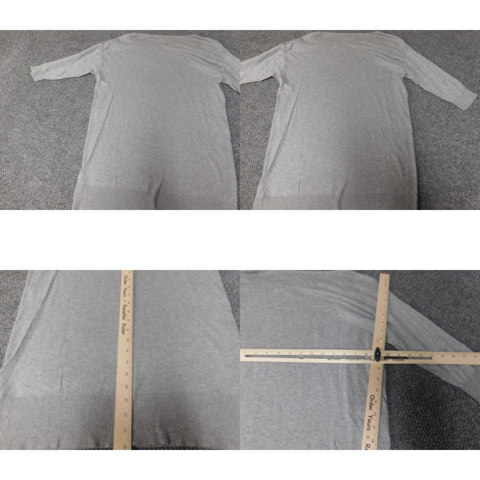 Michael Kors Michael Kors Womens Sweater M Gray Crew Neck Long Sleeve Cable-Knit Pullover Polyester Size M / US 6-8 / IT 42-44 - 8 Thumbnail
