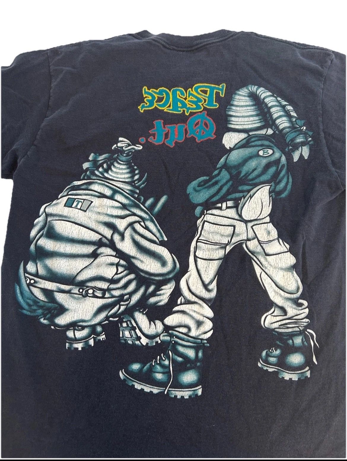 Tultex Vintage 1993 Looney Tunes Peace Out Tee Size Large Size US L / EU 52-54 / 3 - 6 Thumbnail