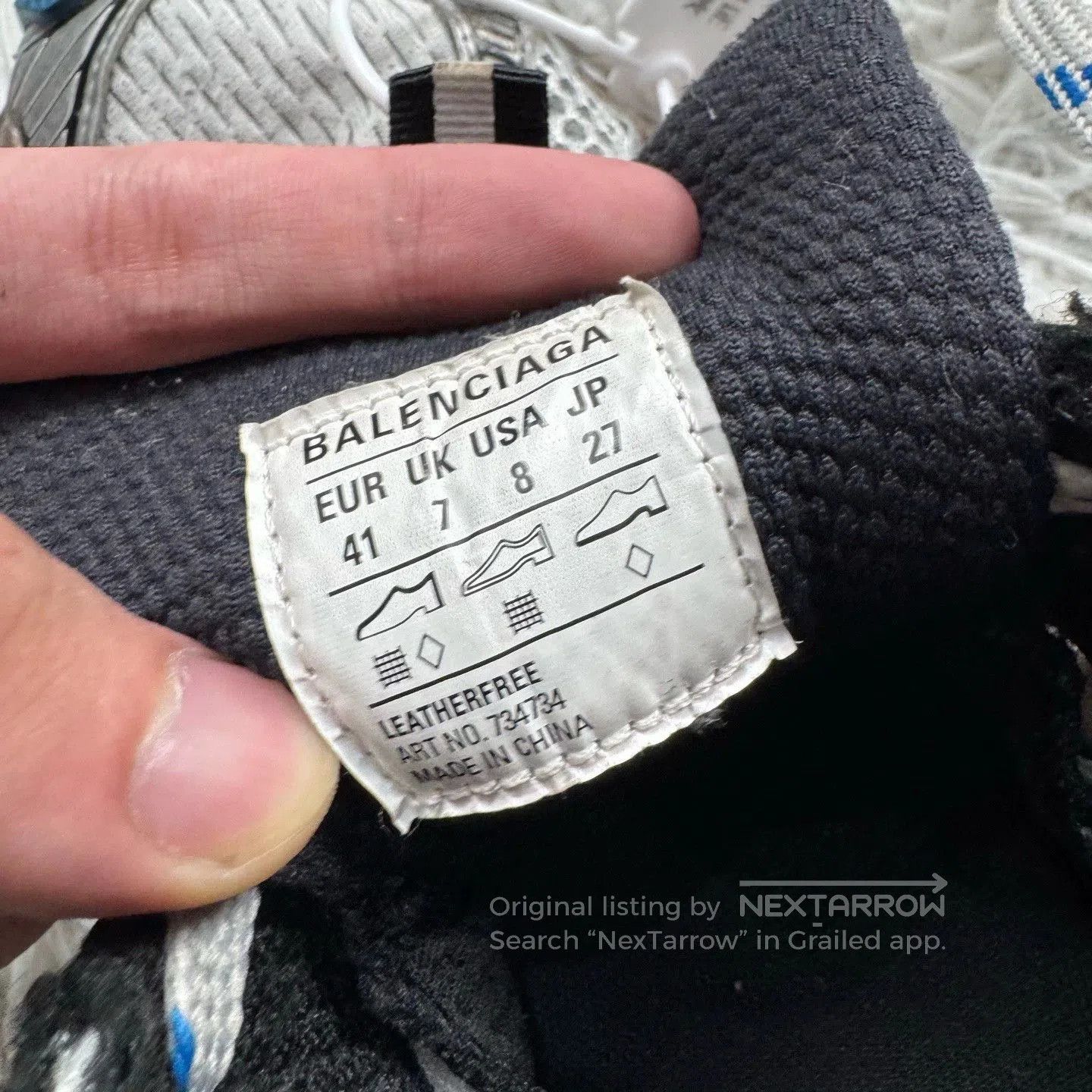 Balenciaga balenciaga vic limited edition blue sneakers. Size US 9 / EU 42 - 6 Thumbnail