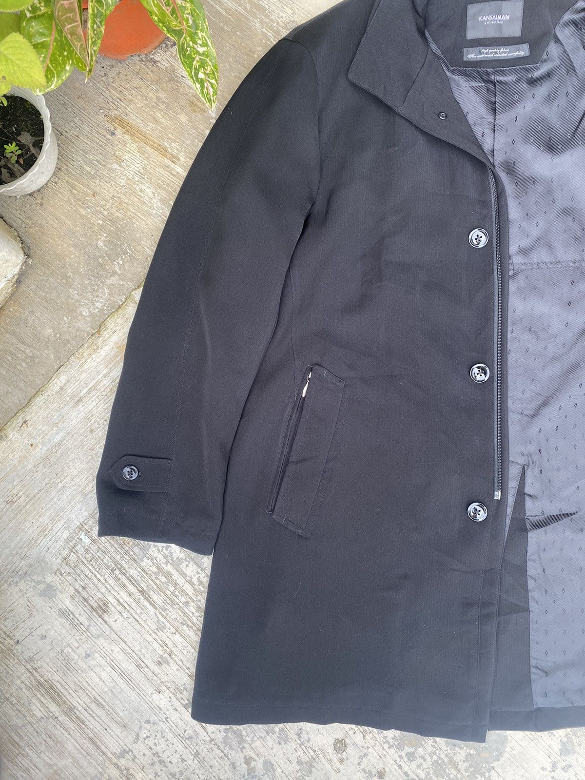 Kansai Yamamoto KANSAIMAN Collection Trench Coat Size US L / EU 52-54 / 3 - 7 Thumbnail