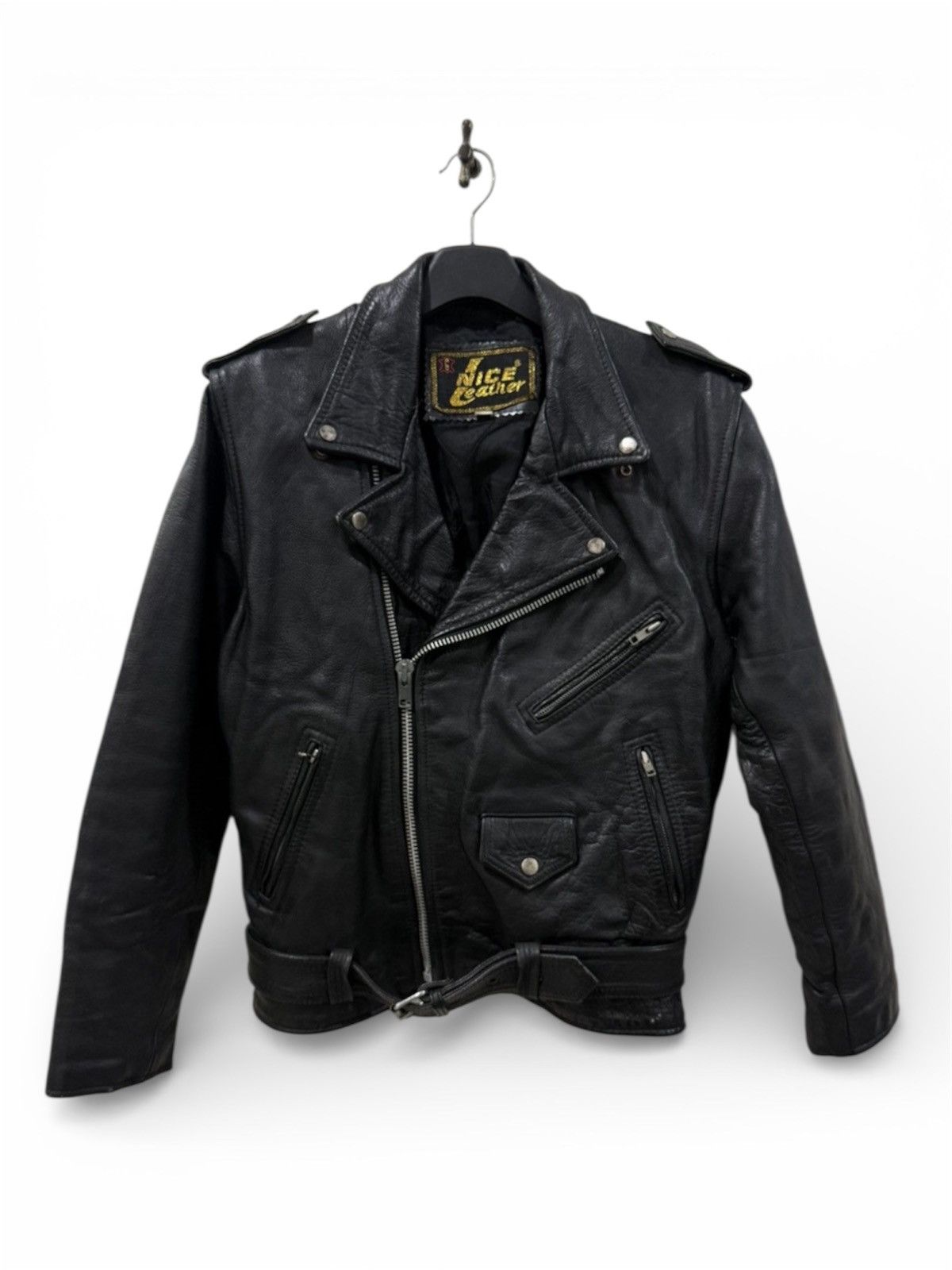 Other VTG Nice Leather Like Schott Perfecto Jacket Size US XS / EU 42 / 0 - 1 Thumbnail
