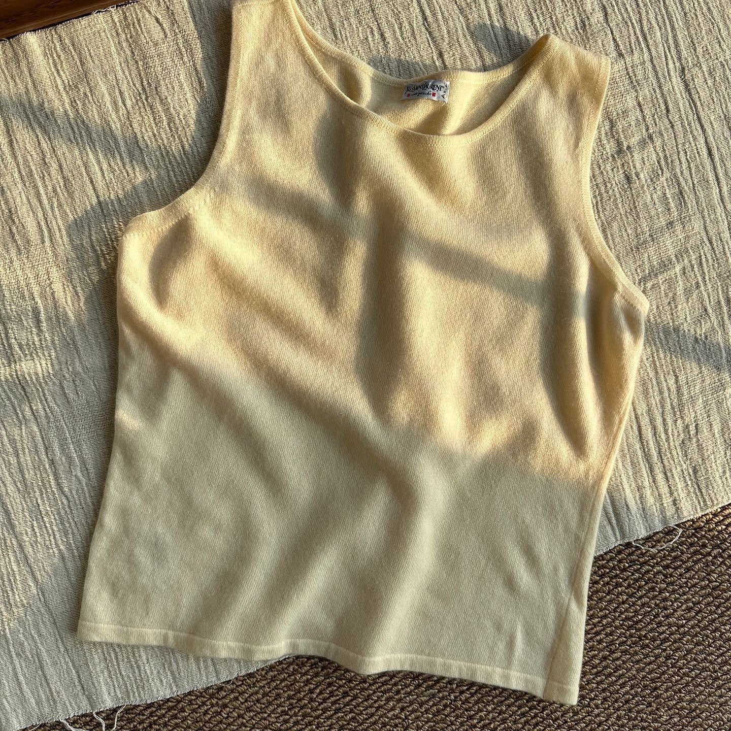 Saint Laurent Paris Saint Laurent Cashmere Knit Tank Top Size 40 Size M / US 6-8 / IT 42-44 - 1 Thumbnail