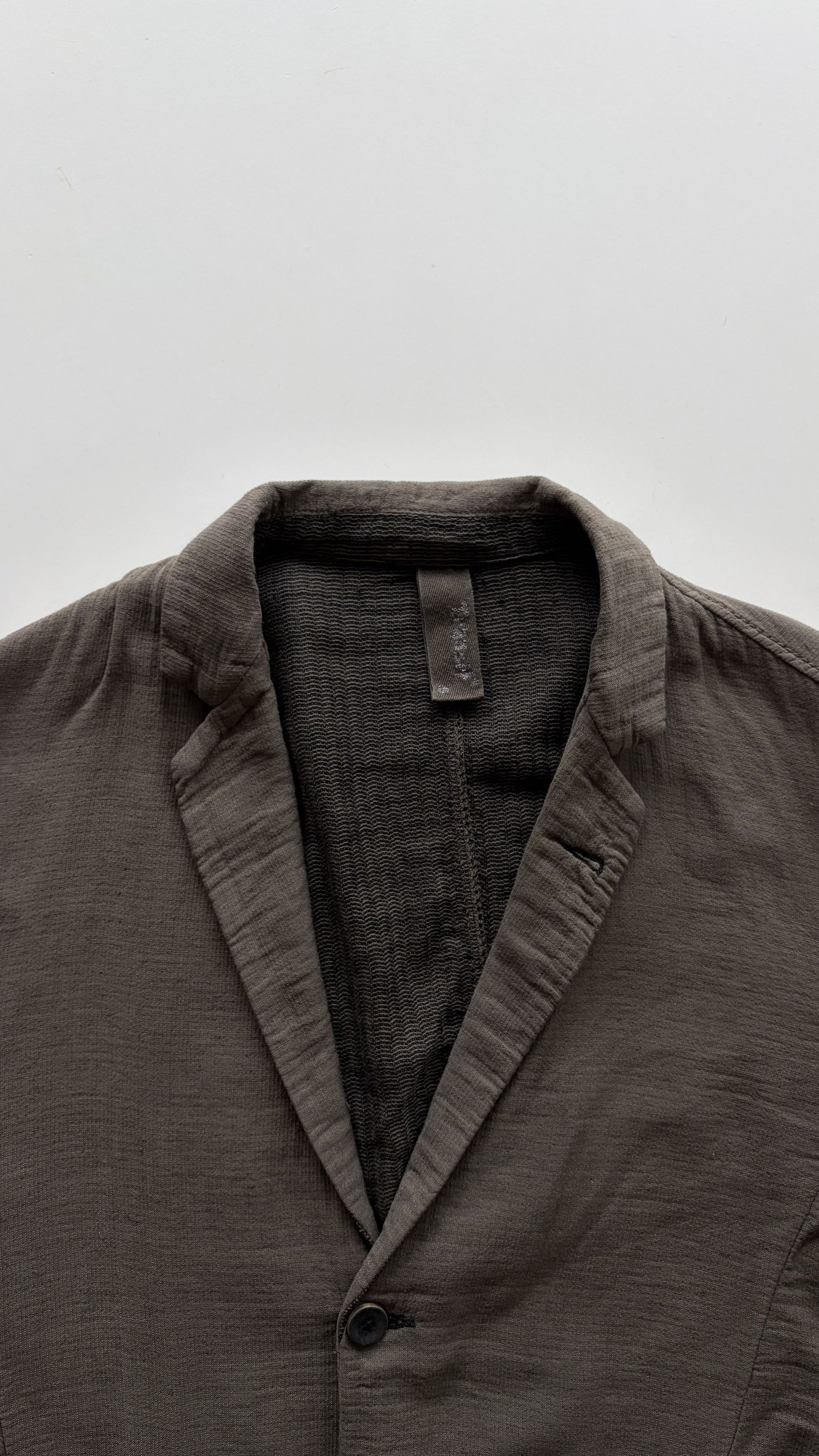 Other Brown Textured Knit Unstructured Blazer Size US M / EU 48-50 / 2 - 3 Thumbnail
