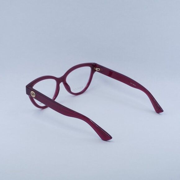 Gucci 🕶️ New Gucci GG1581O 003 Eyeglasses - Fuchsia Frame Size ONE SIZE - 9 Thumbnail