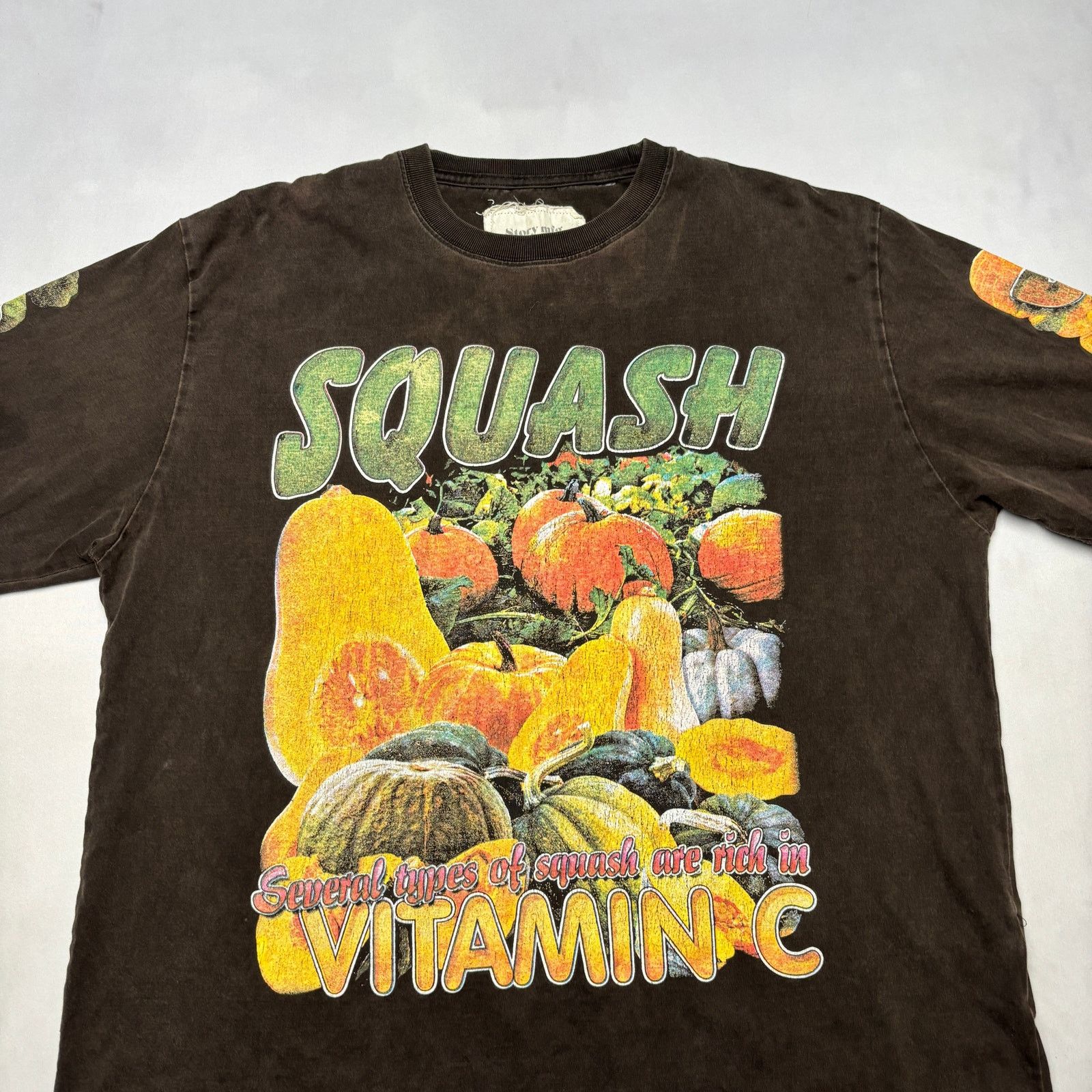 Story Mfg. Story Mfg. Grateful Squash T Shirt Men's Large Vitamin C Size US L / EU 52-54 / 3 - 2 Thumbnail