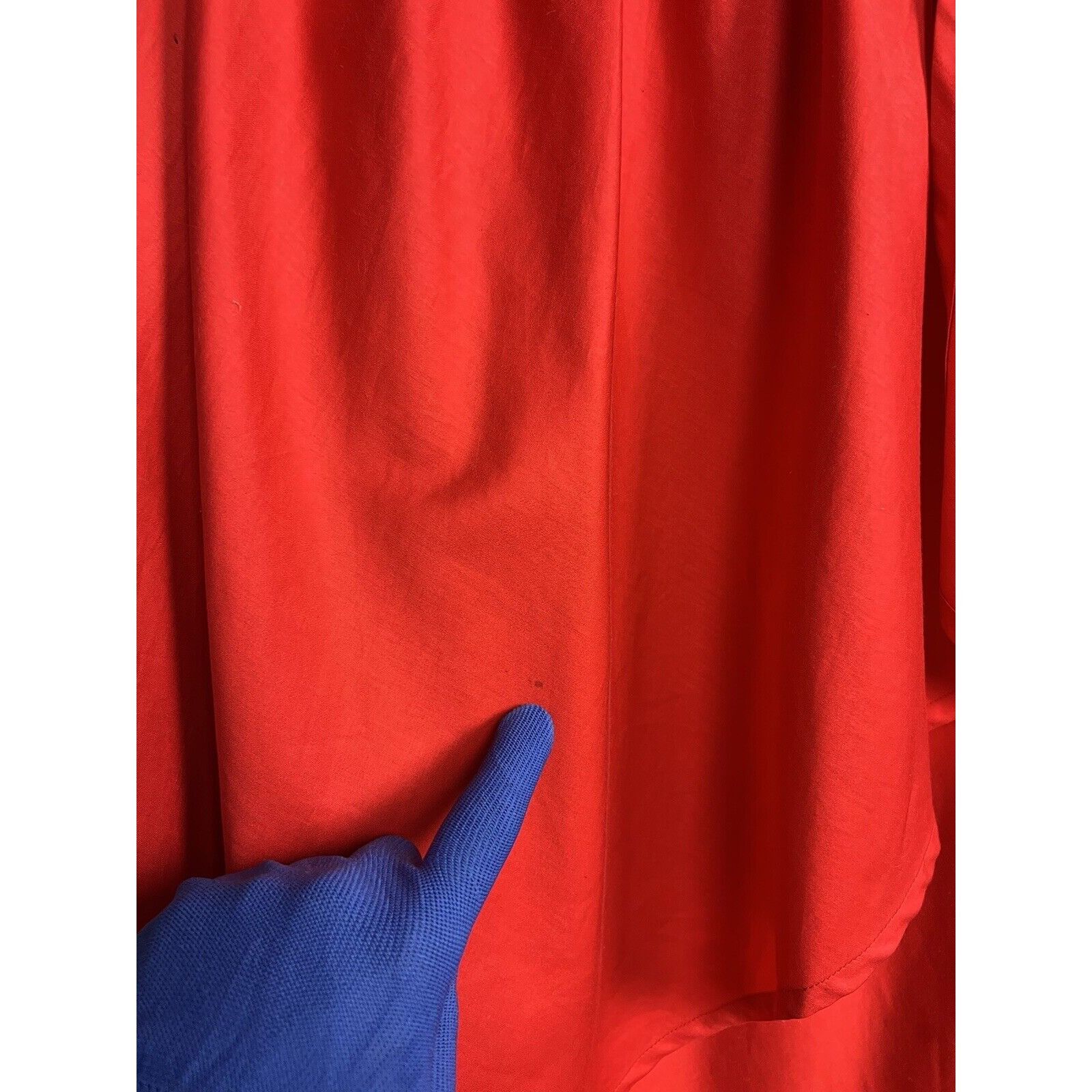 Yves Saint Laurent RARE! YSL Saint Laurent Variation VTG Red Long Wrap Skirt Si Size 29" - 9 Thumbnail