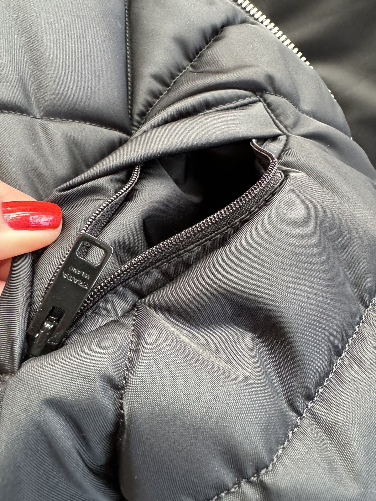 Prada Prada Re-Nylon oversized bomber jacket, size M Size US M / EU 48-50 / 2 - 9 Thumbnail