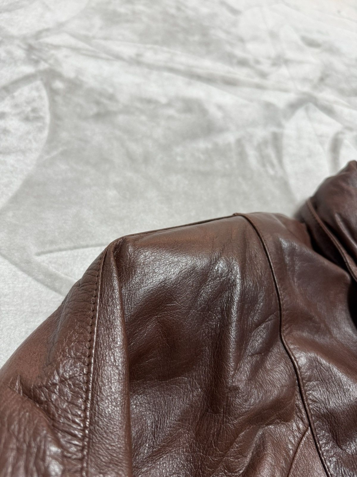 Valentino Valentino Archive Vintage Leather Jacket Made in Korea M Size US M / EU 48-50 / 2 - 5 Thumbnail