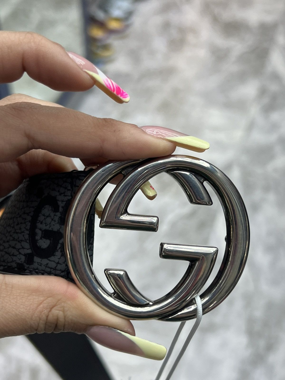 Gucci Gucci GG interlocking Buckle Belt Size 40 - 4 Thumbnail