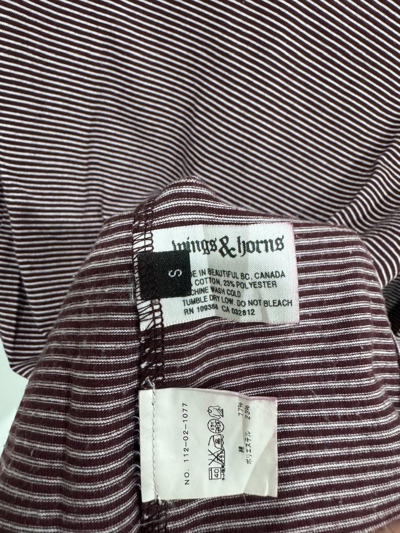 Wings + Horns Wings + Horns Stripes Long Sleeve Tee Size US S / EU 44-46 / 1 - 4 Thumbnail