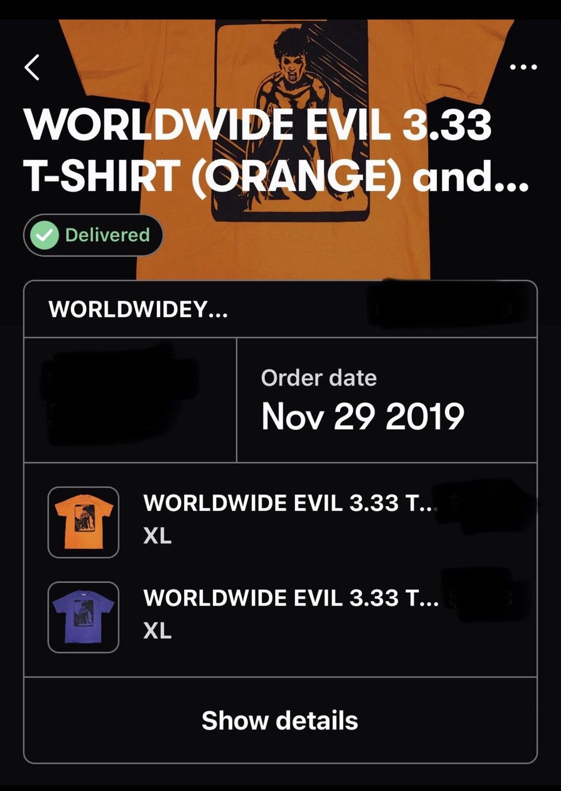 Other HALF EVIL x WORLD WIDE YOUTH TEE Size US XL / EU 56 / 4 - 4 Thumbnail