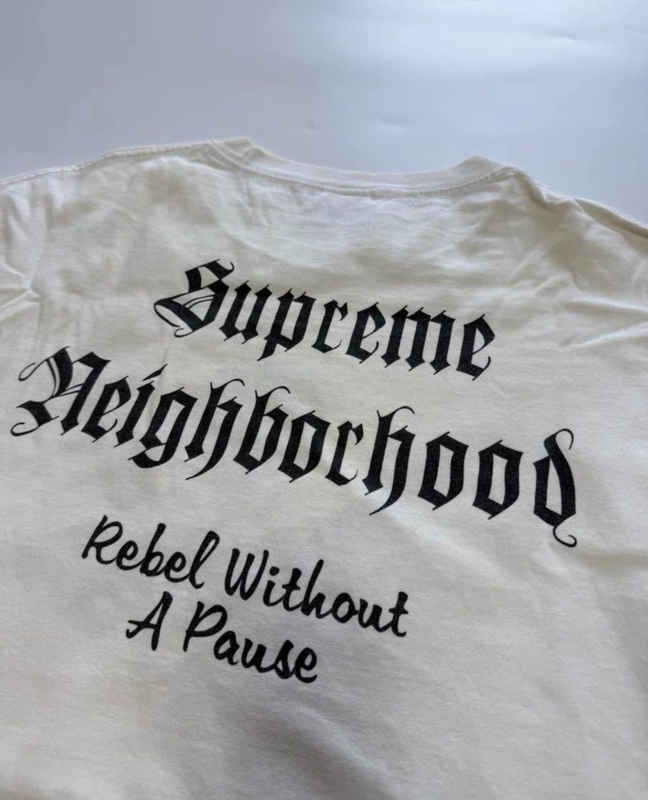 Supreme Supreme 2007 nbhd Dual Blade Skull Box Logo Short Sleeve Tee Size US L / EU 52-54 / 3 - 6 Thumbnail