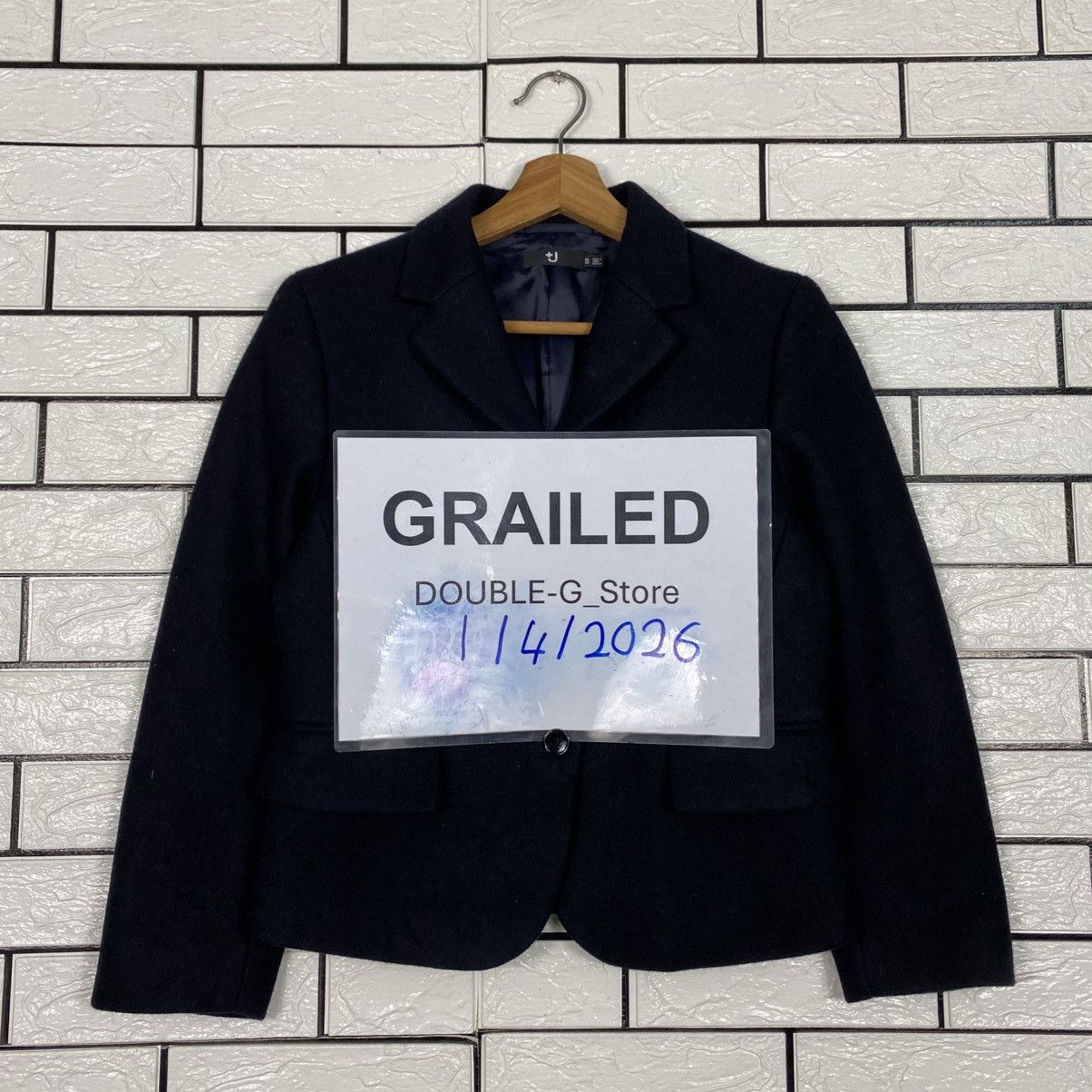 Japanese Brand 📌Cropped Jacket Wool J+ Jill Sander Size S / US 4 / IT 40 - 1 Thumbnail