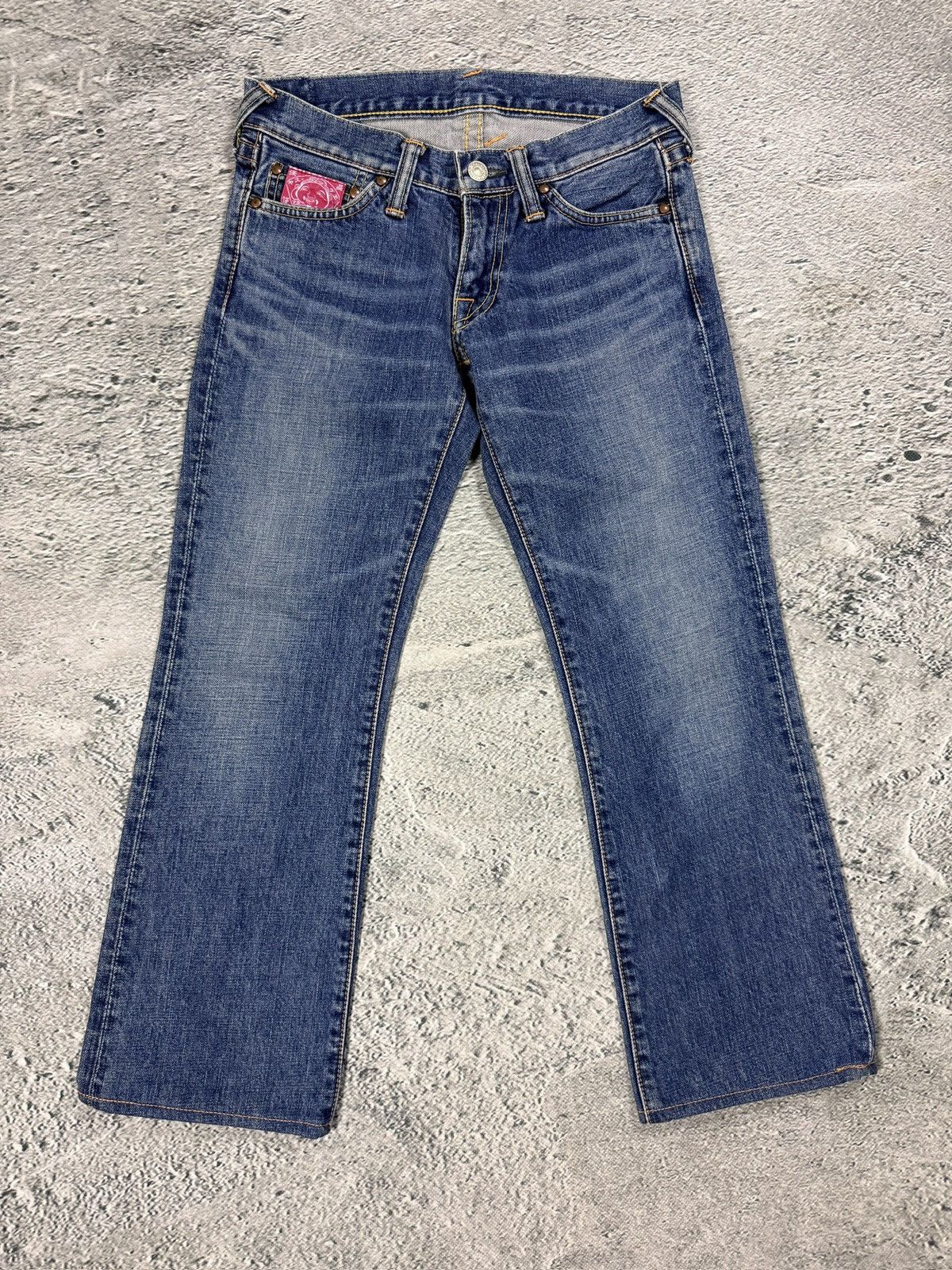 Evisu Evisu Donna jeans bootcut gray seagull embroidery Size 26" / US 2 / IT 38 - 6 Thumbnail