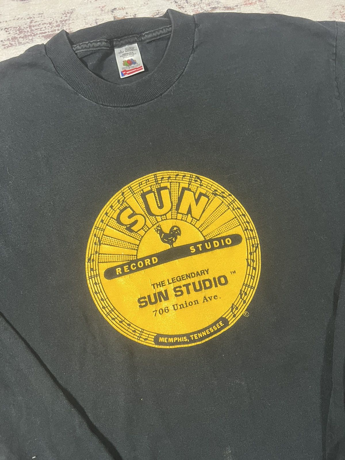 Band Tees Vintage 90’s Johnny Cash Elvis Studio Record Label Band Tee Size US L / EU 52-54 / 3 - 2 Thumbnail