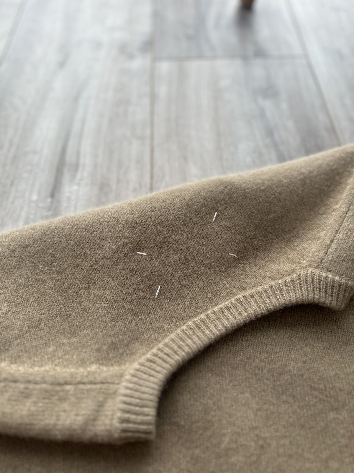 Maison Margiela 2024 Maison Margiela V Neck Knitted Wool Sweater Size US XXL / EU 58 / 5 - 7 Thumbnail