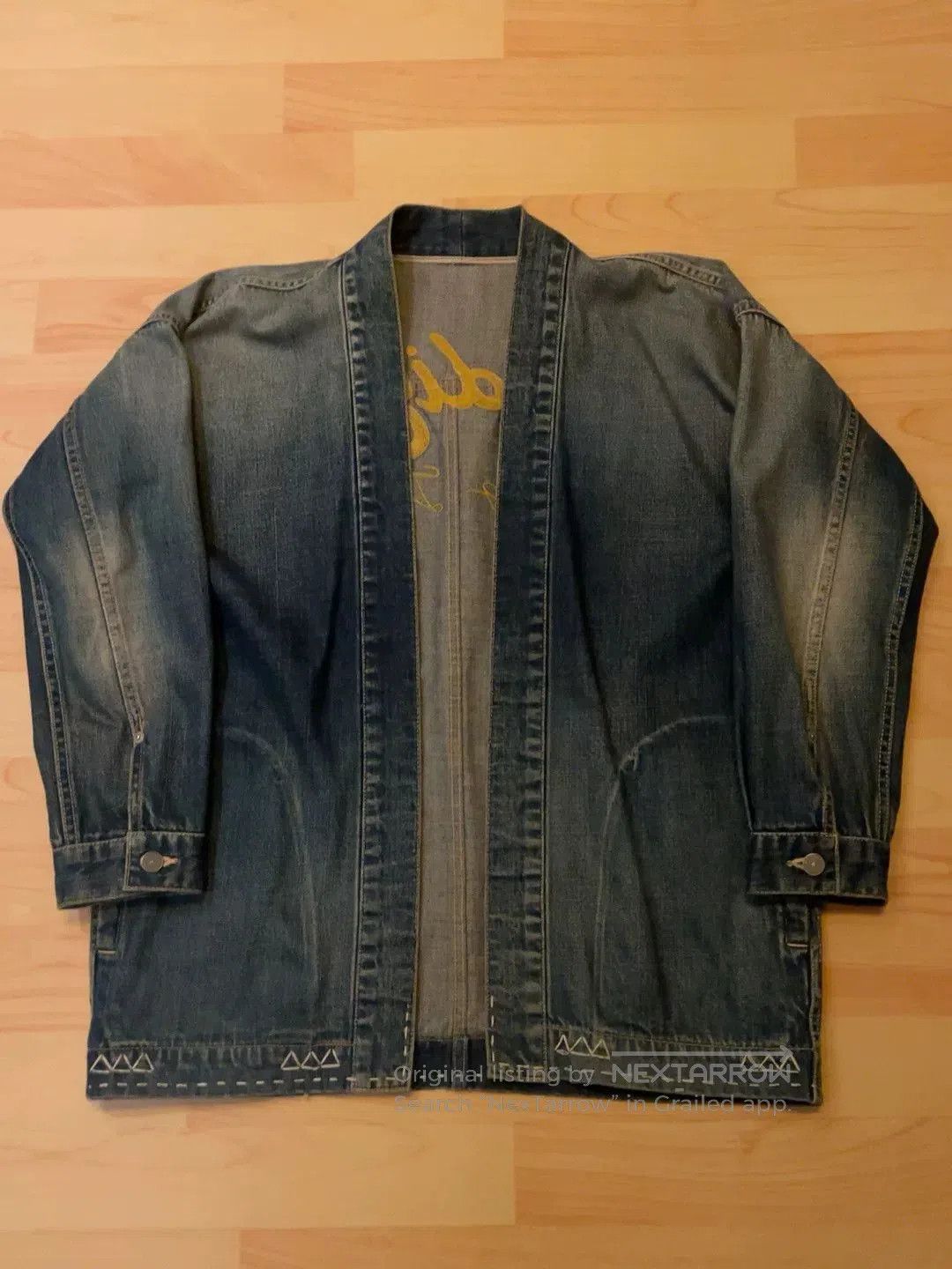 Visvim visvim Blue Denim Jacket Gold Embroidery. Size US M / EU 48-50 / 2 - 1 Thumbnail