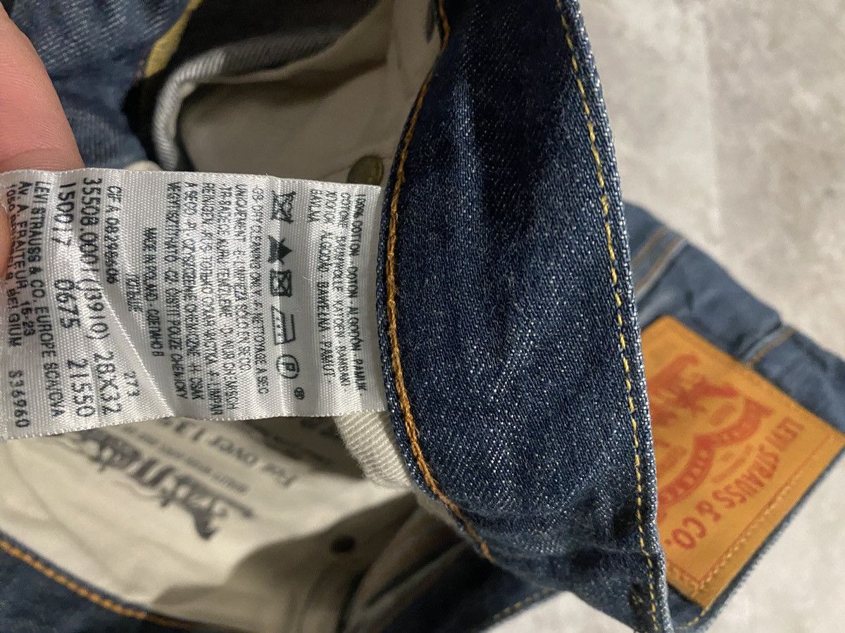 Levi's Levi’s 508 selvedge denim Japan blue navy green dark big E Size US 28 / EU 44 - 11 Thumbnail