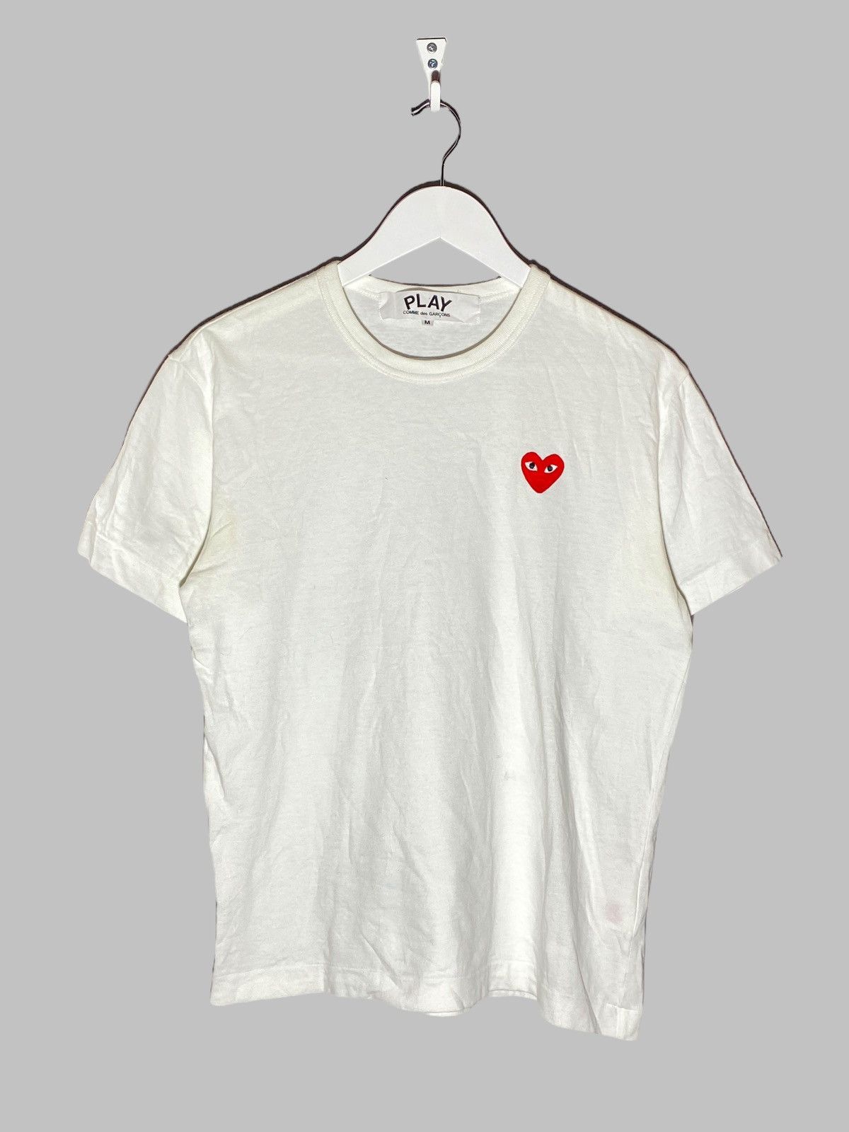 Comme des Garcons Comme Des Garçons CDG Play Patch Heart Logo White Size US M / EU 48-50 / 2 - 1 Thumbnail