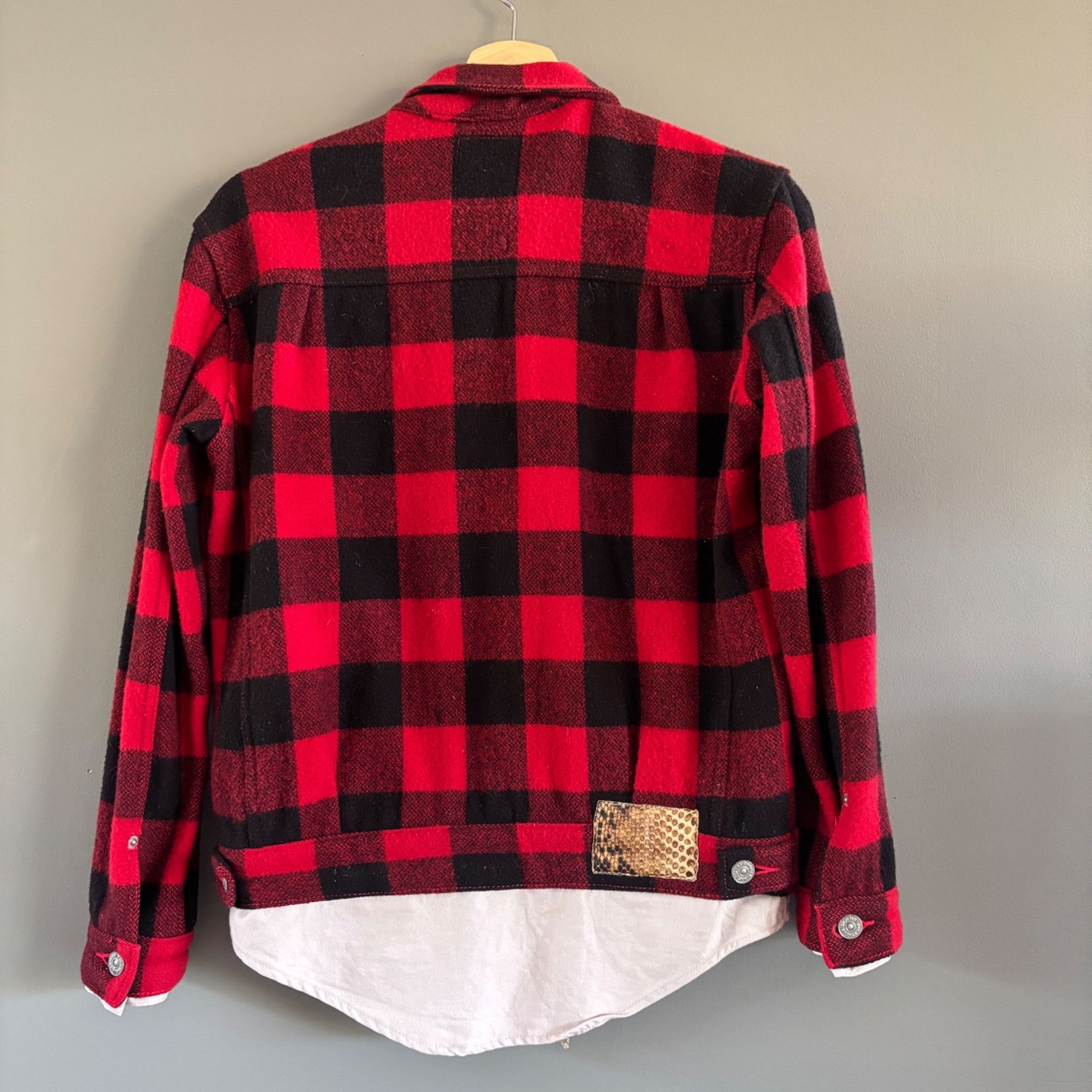 Visvim Visvim Japan Men's S Buffalo Plaid Layered Wool Flannel Jack Size US S / EU 44-46 / 1 - 2 Thumbnail