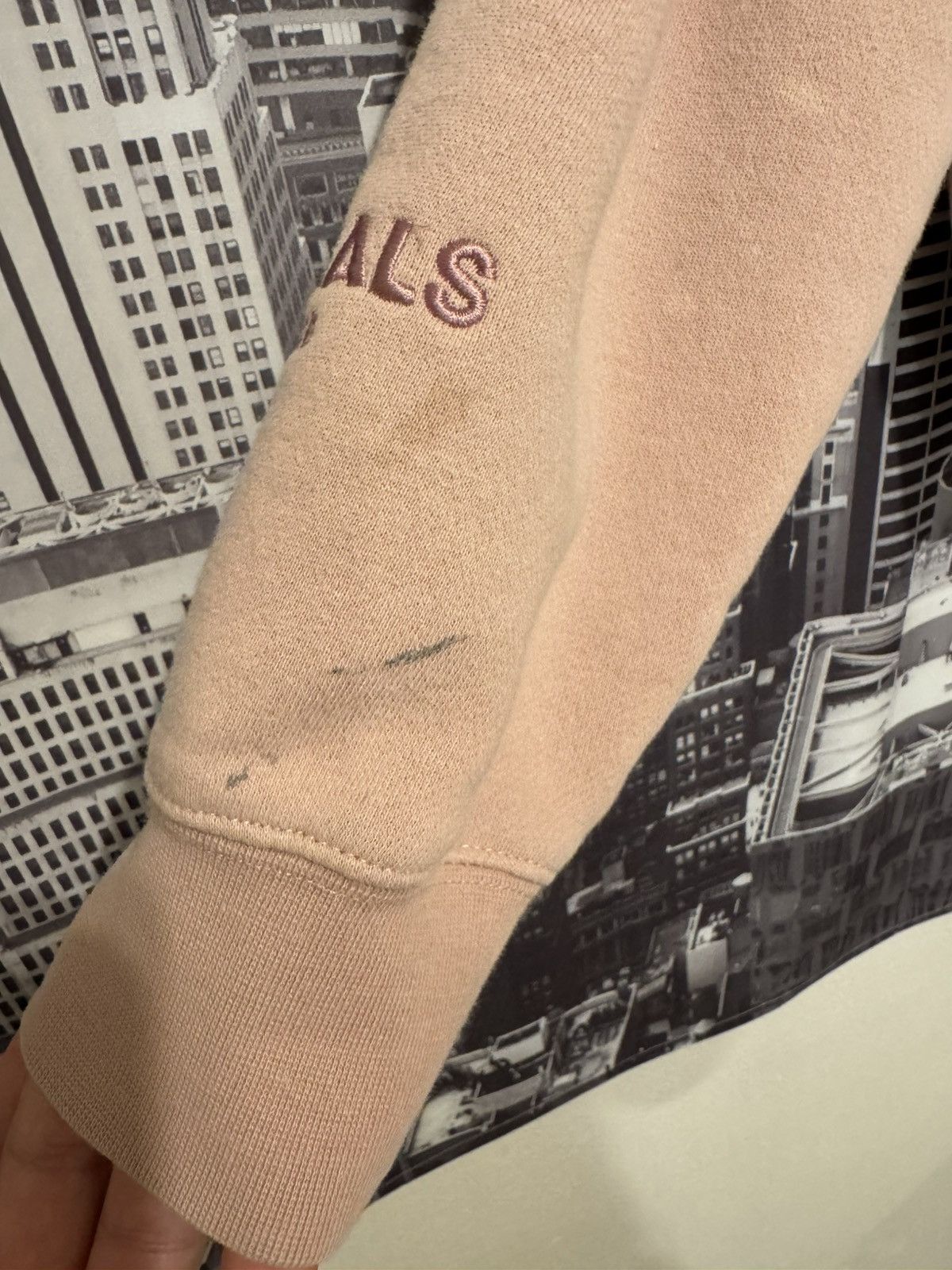Fear of God 💥OG Fear of God Essentials Graphic Hoodie FW18 Pink SZ LRG Size US L / EU 52-54 / 3 - 7 Thumbnail