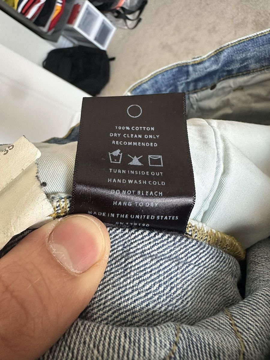 Fear of God Fourth Collection Second Batch Indigo Jeans Size US 35 - 8 Thumbnail