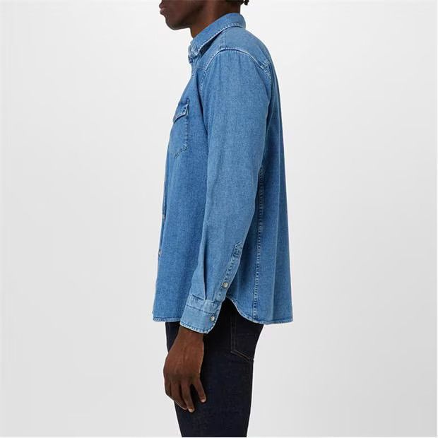 Tom Ford o1g2r1mq0724 Denim Shirt in Blue Size US S / EU 44-46 / 1 - 5 Thumbnail
