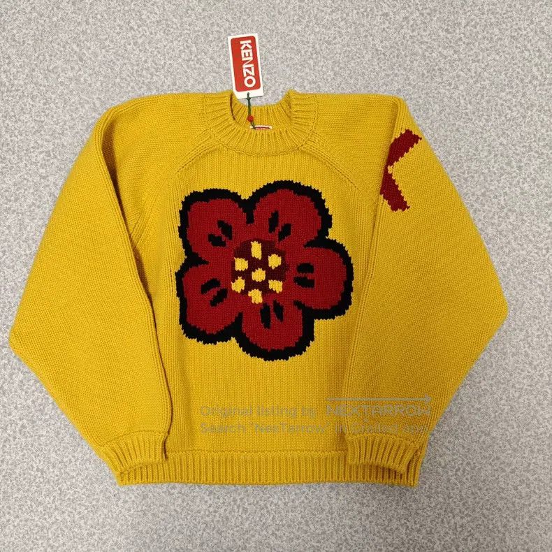Kenzo Kenzo Yellow Knit Sweater Size M / US 6-8 / IT 42-44 - 5 Thumbnail