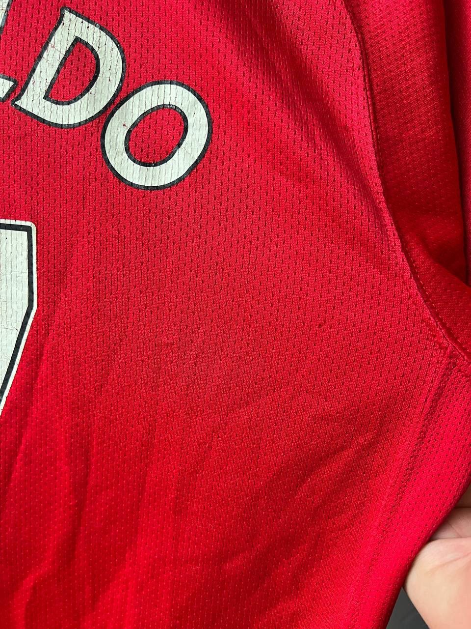 Nike 2007/09 MANCHESTER UNITED #7 RONALDO HOME SOCCER JERSEY NIKE Size US M / EU 48-50 / 2 - 14 Thumbnail
