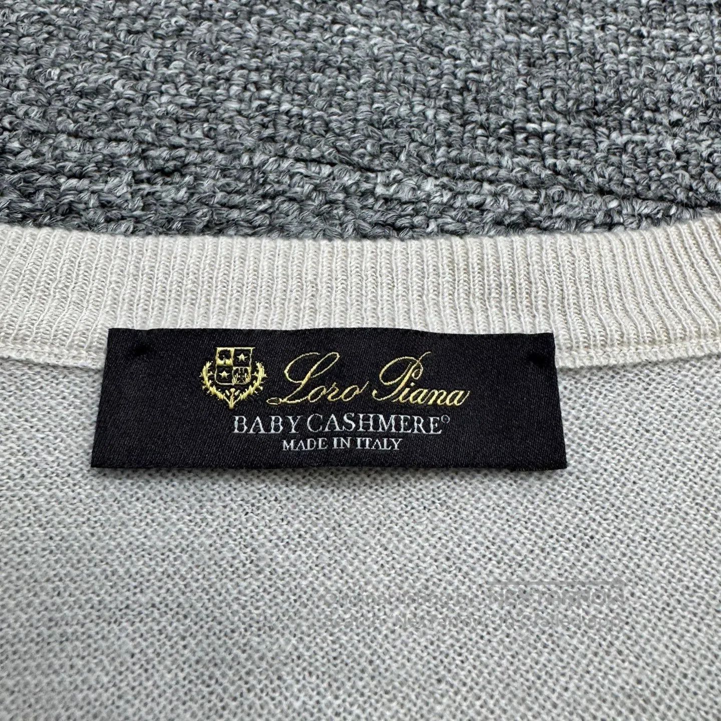 Loro Piana Beige Long Sleeve Knit Sweater Size L. Size US L / EU 52-54 / 3 - 2 Thumbnail