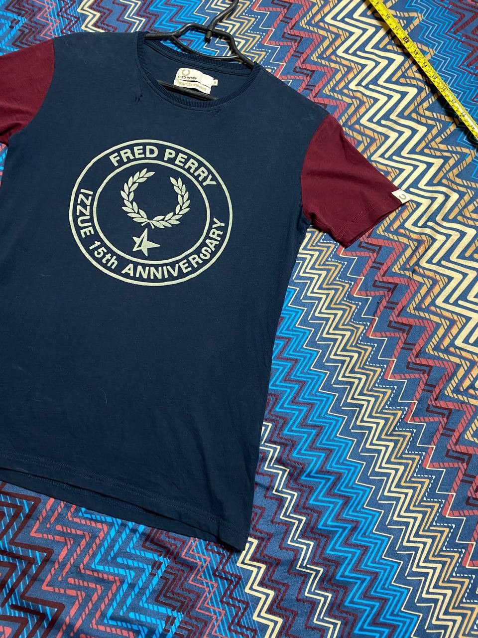 Fred Perry × Vintage Fred Perry Mens Vintage 90s Short Sleeve T-Shirt Crew Size US S / EU 44-46 / 1 - 6 Thumbnail