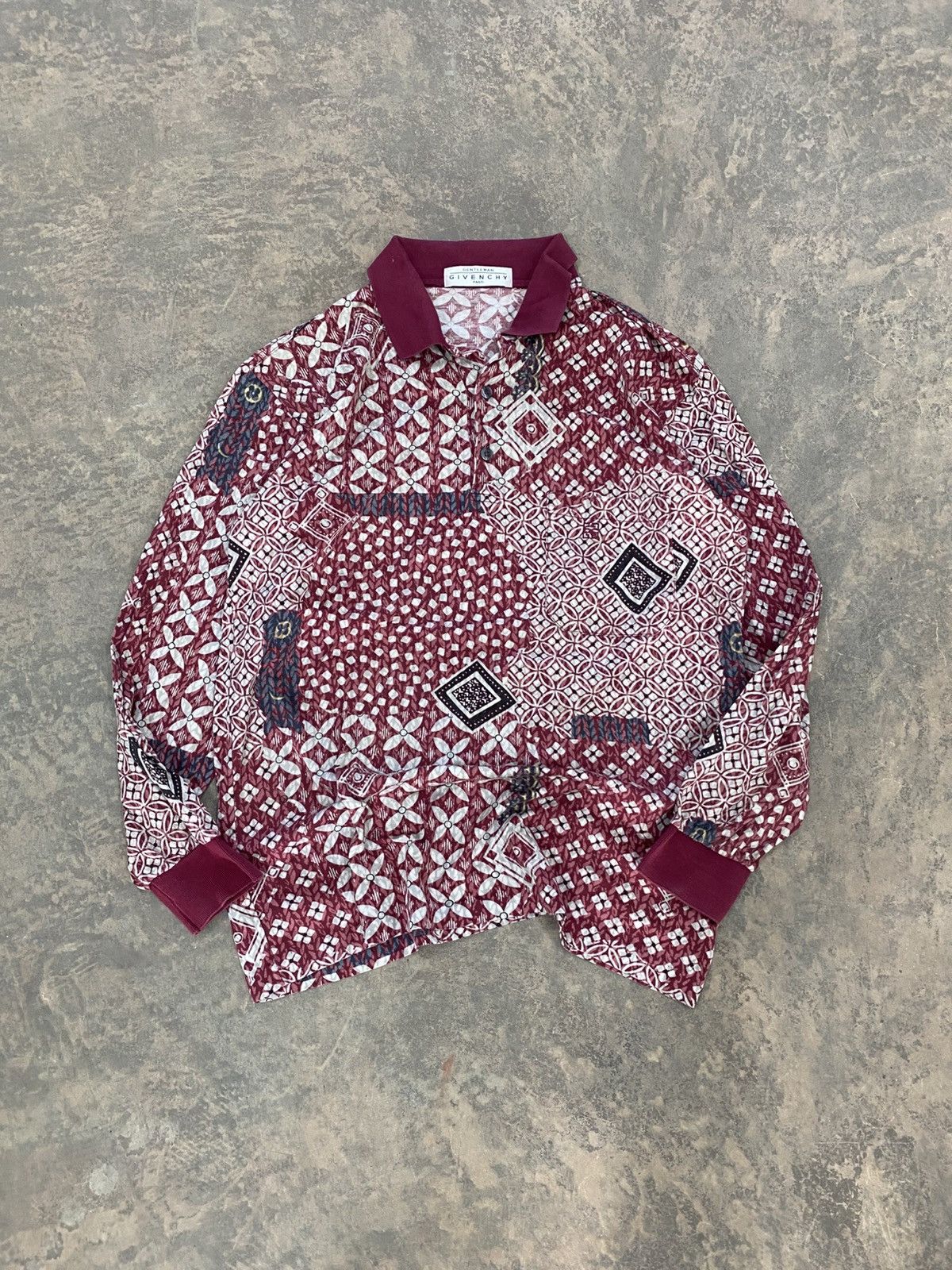Givenchy Givenchy Star Polo Long Sleeve Shirt | Grailed