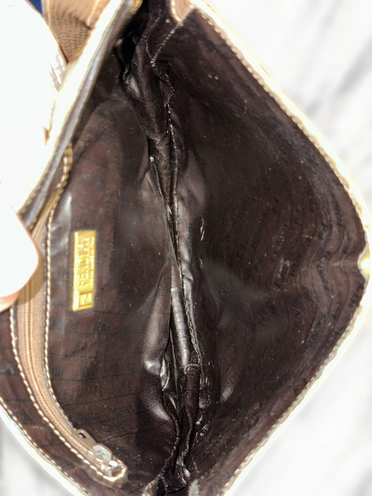 Fendi Vintage Fendi Zucca Monogram Shoulder Bag Size ONE SIZE - 6 Thumbnail