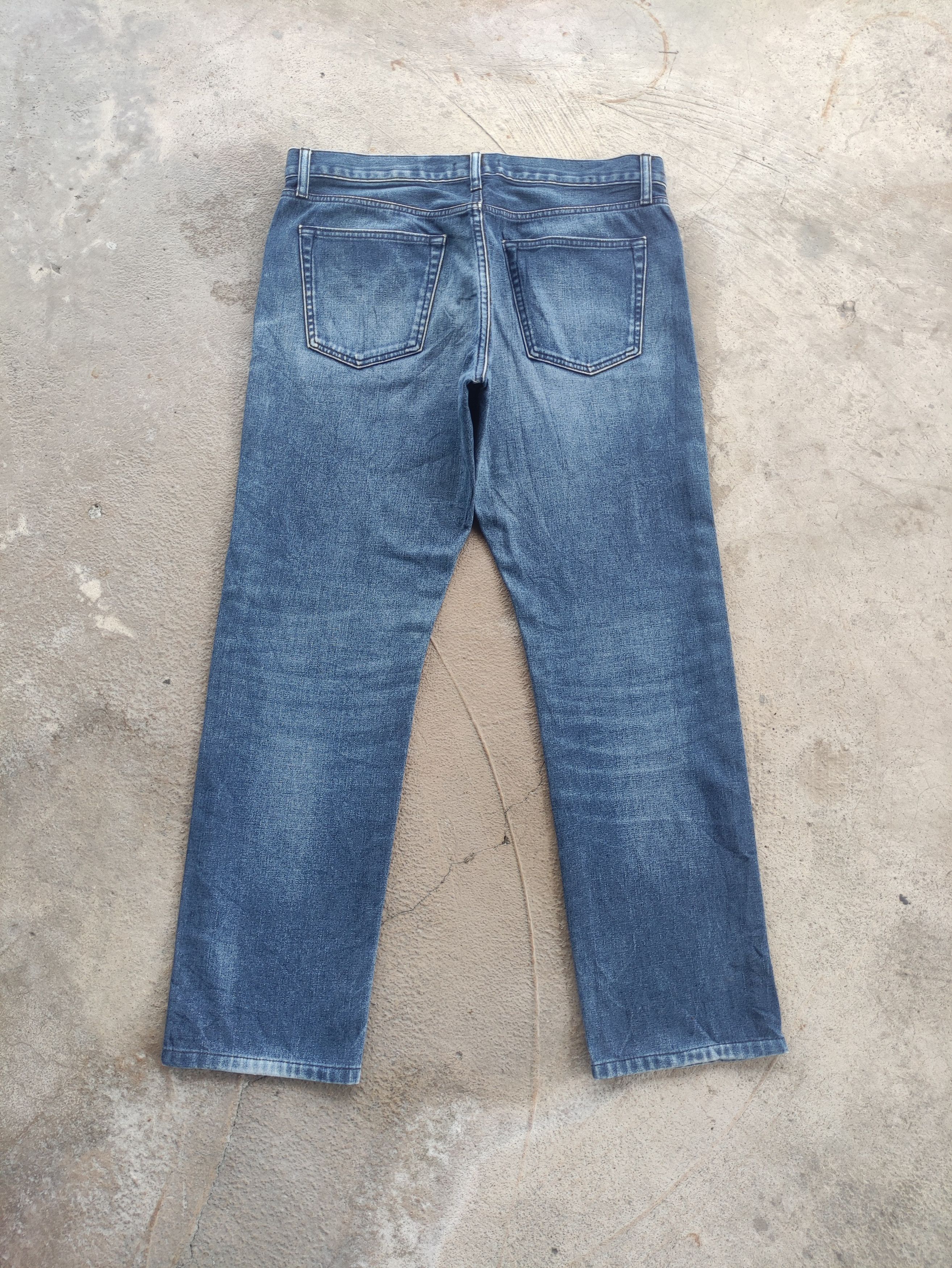 Japanese Brand Vintage Japanese Denim Distressed Faded Jeans Size US 35 - 9 Thumbnail