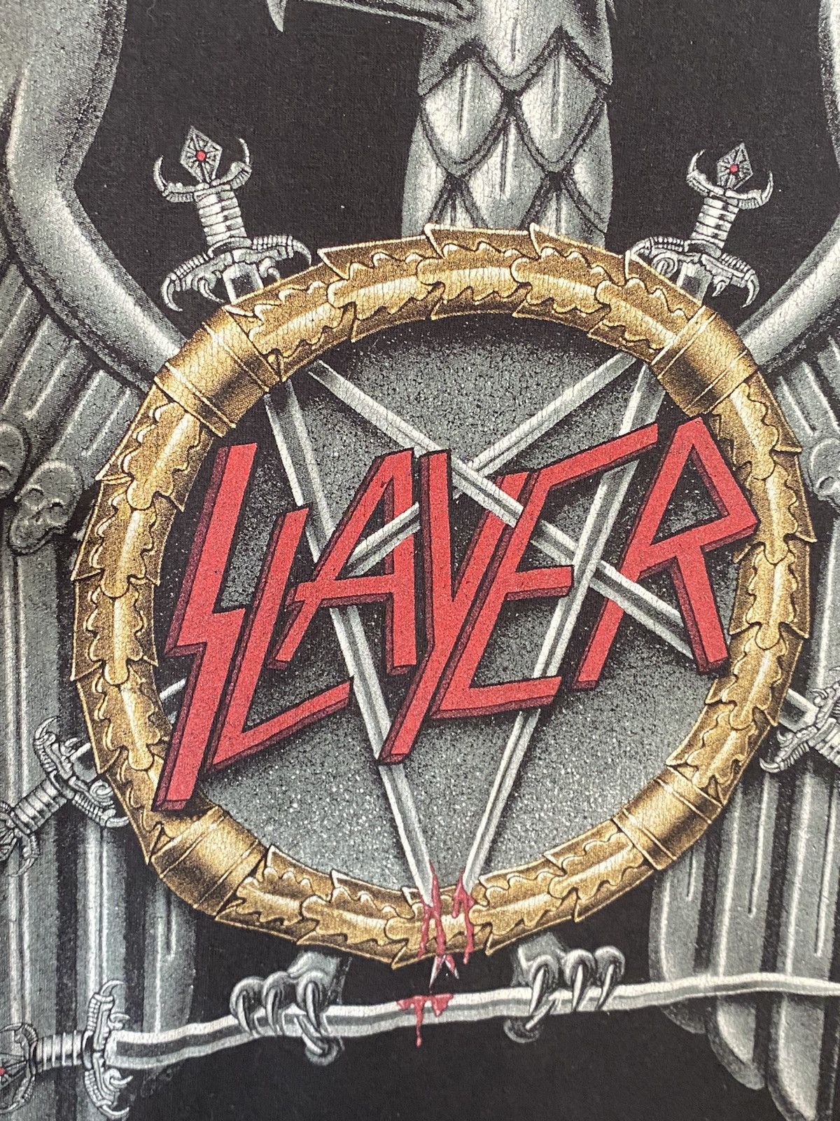 Band Tees × Slayer Vintage Slayer Rock T-shirt Size M Size US M / EU 48-50 / 2 - 4 Thumbnail
