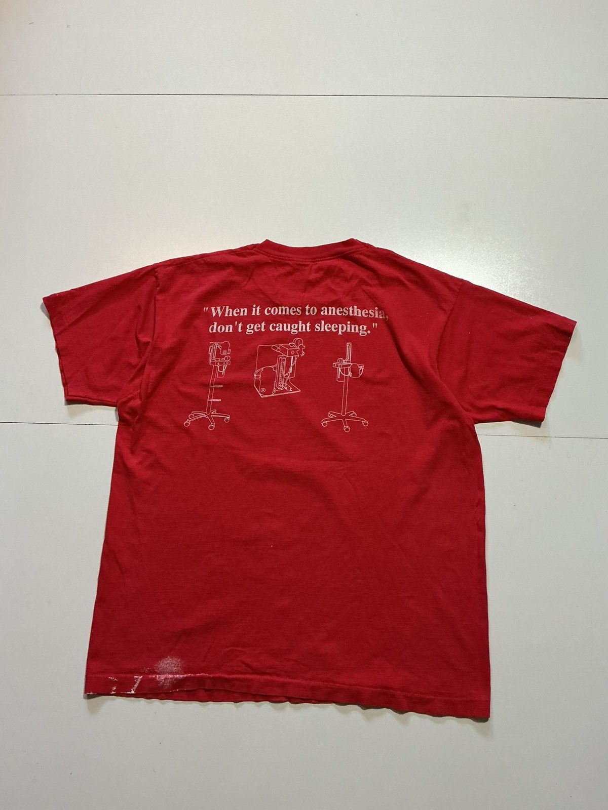 Vintage Anesthesia Don't Get Caught Sleeping Single Stitch T-Shirt Size US XL / EU 56 / 4 - 3 Thumbnail
