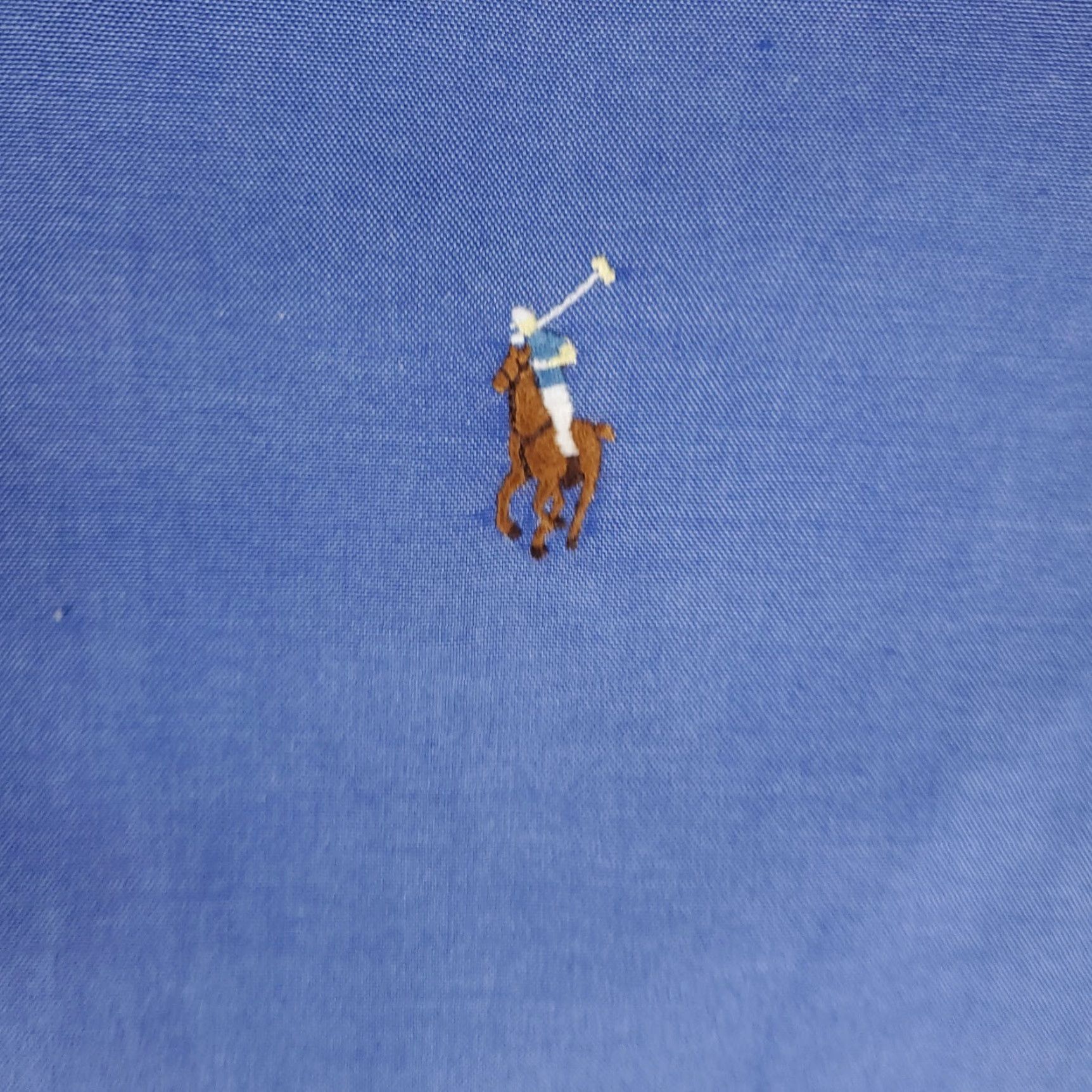 Ralph Lauren Ralph Lauren Dress Shirt Mens Size 17 Blue Pony Button Up Long Sleeve Size 46R - 2 Thumbnail