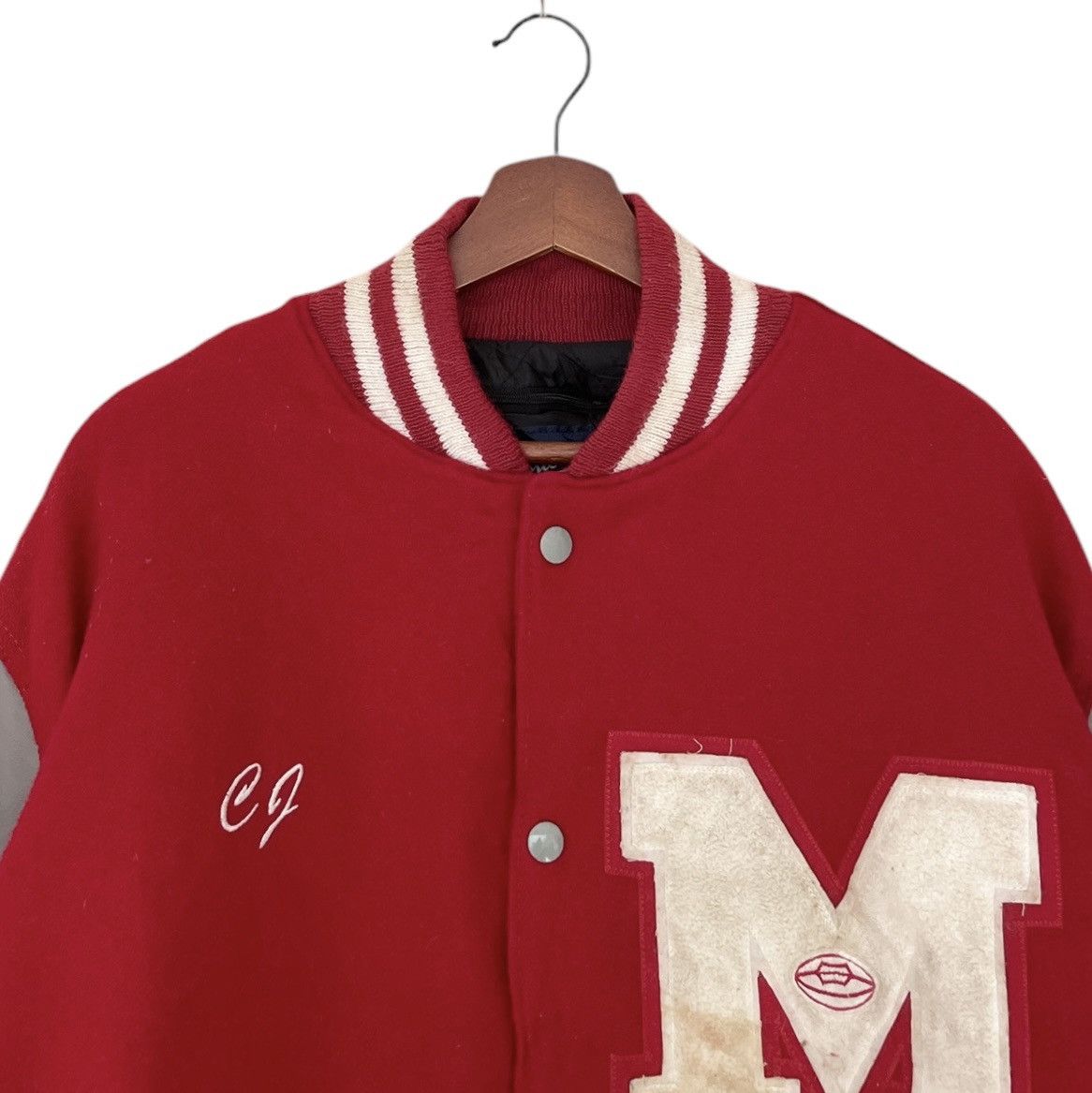 Vintage Vintage Brand Jostens Leather Varsity Jacket 1960s Size US XL / EU 56 / 4 - 7 Thumbnail
